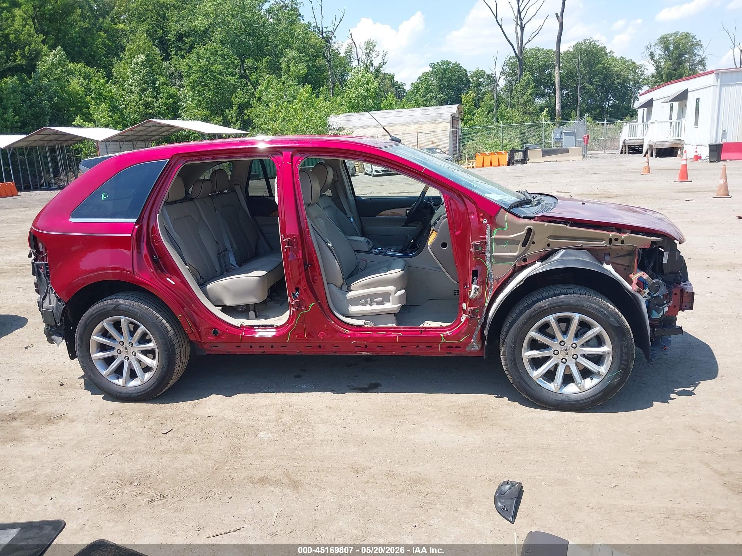 2013 Lincoln Mkx   Red vin: 2LMDJ6JK5DBL39892