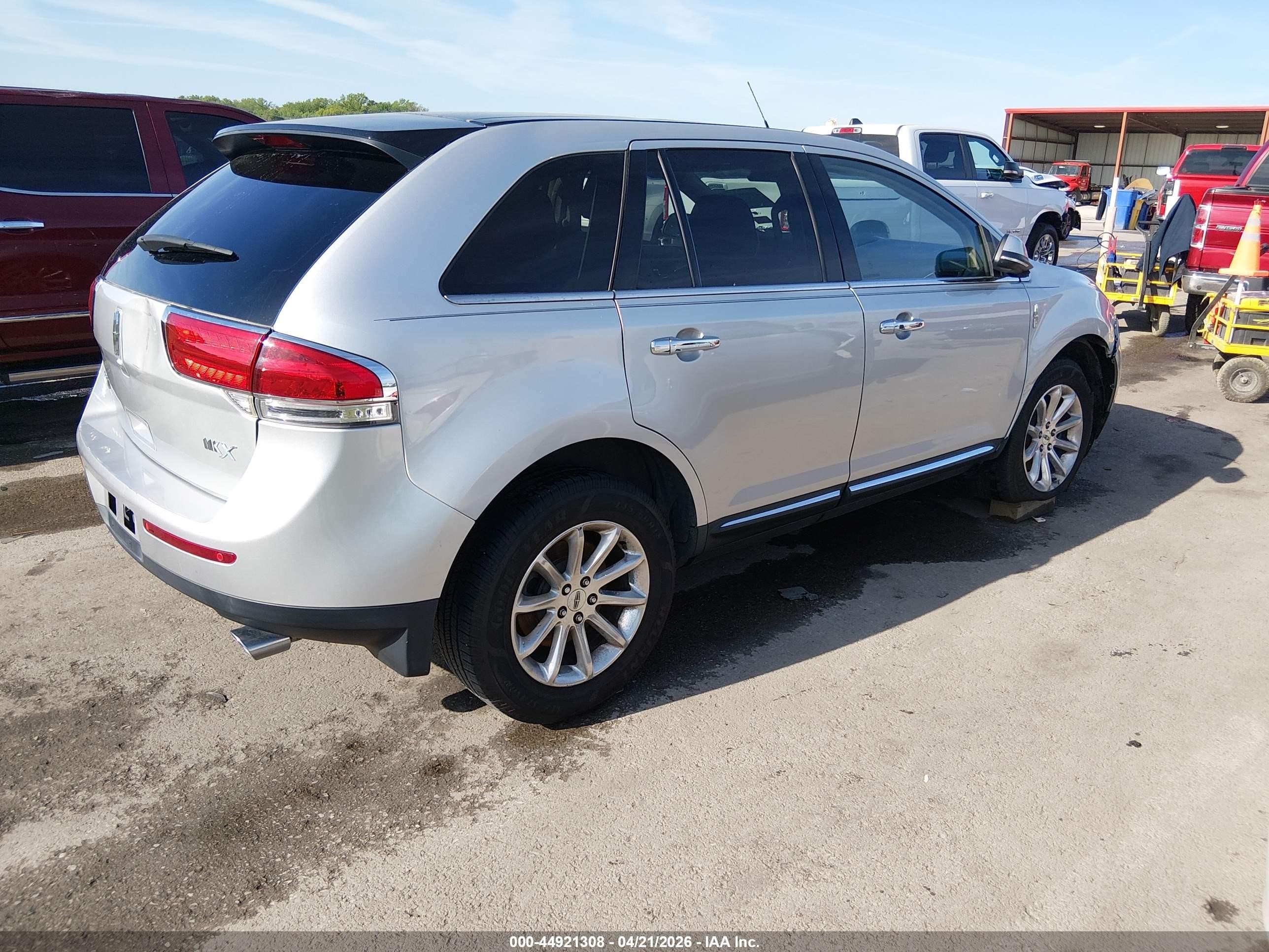 2013 Lincoln Mkx   Silver vin: 2LMDJ6JK5DBL41433