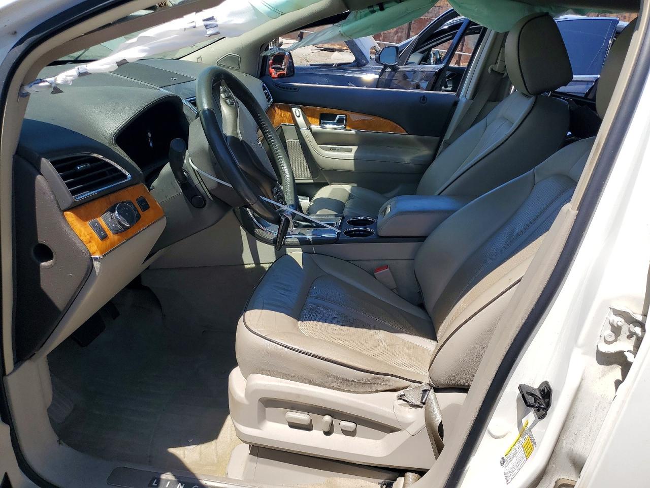 2013 Lincoln Mkx Белый vin: 2LMDJ6JK5DBL46499