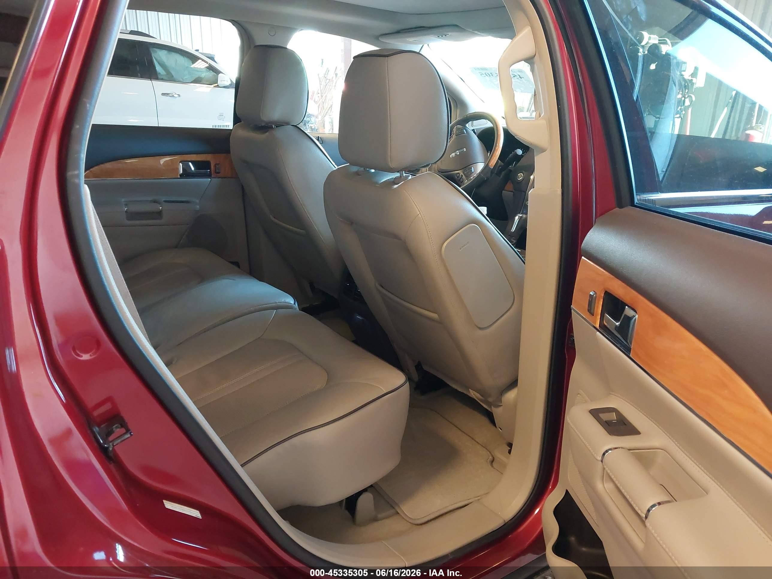 2014 Lincoln Mkx   Red vin: 2LMDJ6JK5EBL11642
