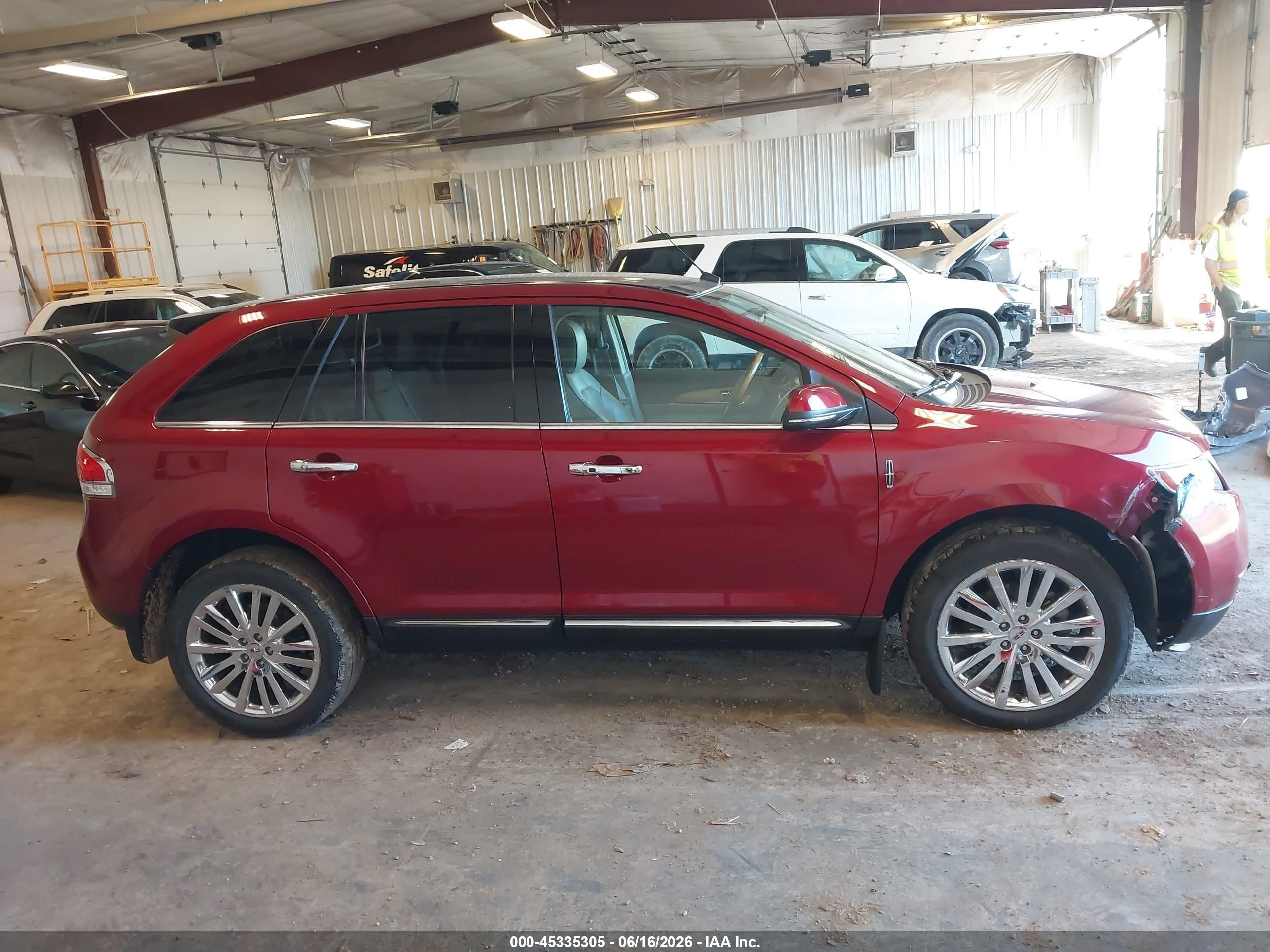 2014 Lincoln Mkx   Red vin: 2LMDJ6JK5EBL11642