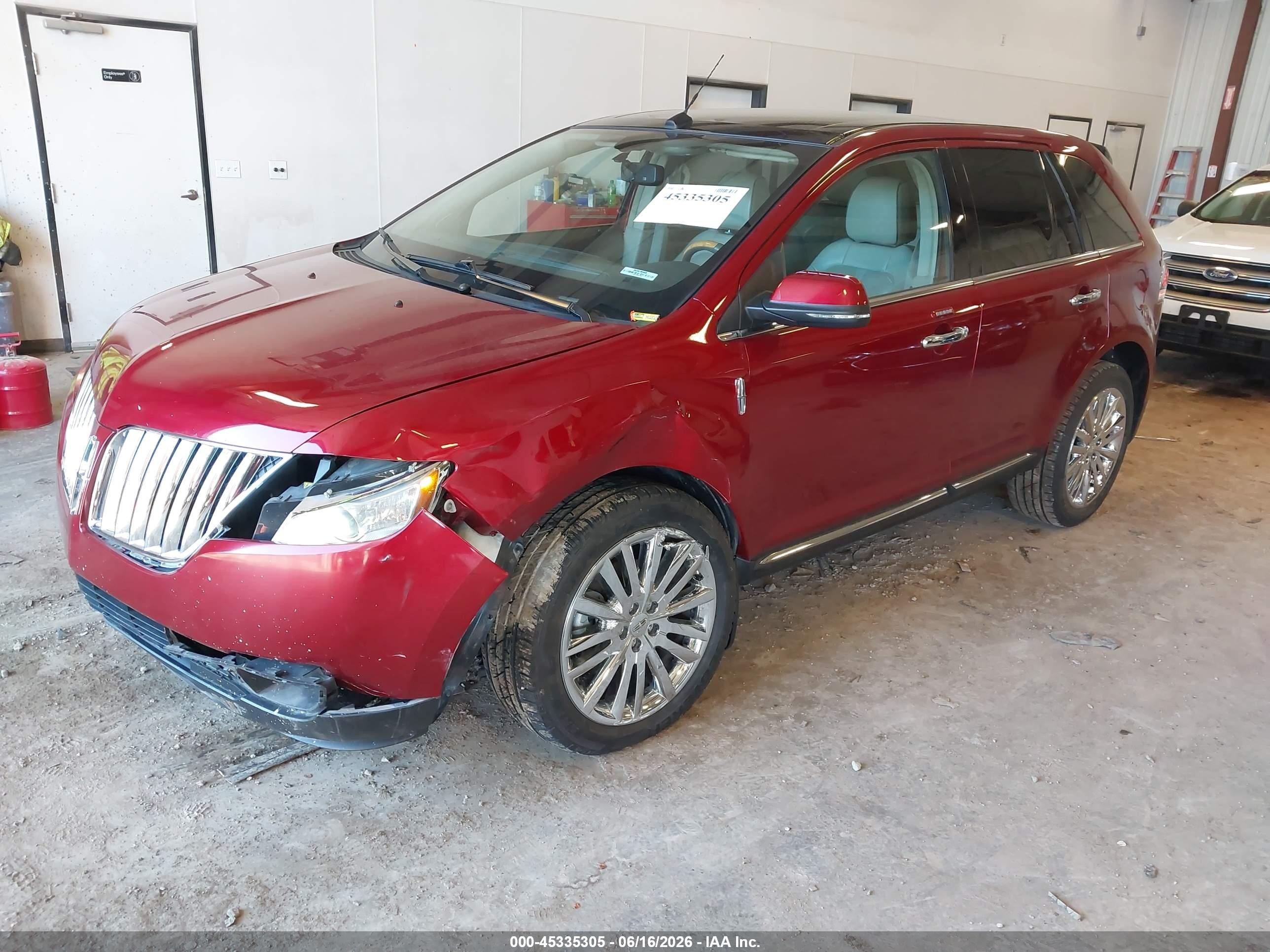 2014 Lincoln Mkx   Red vin: 2LMDJ6JK5EBL11642