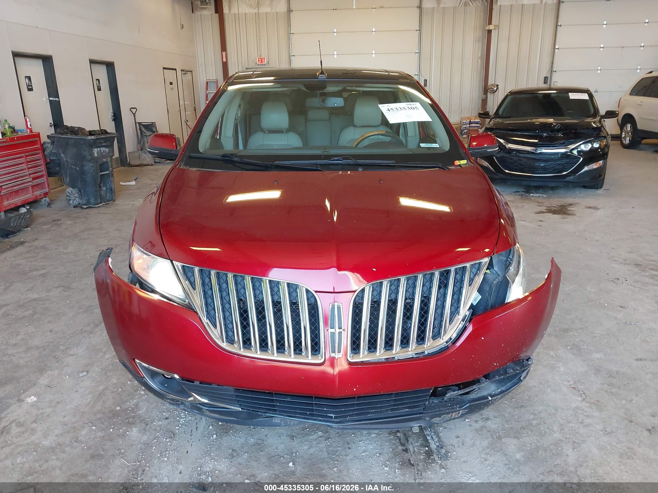 2014 Lincoln Mkx   Red vin: 2LMDJ6JK5EBL11642
