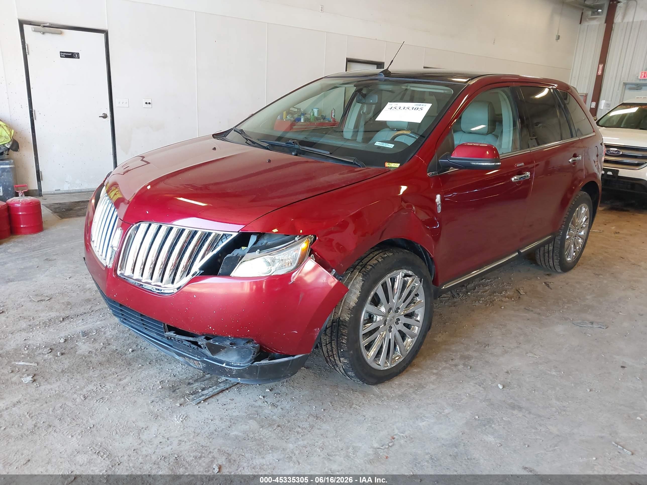 2014 Lincoln Mkx   Red vin: 2LMDJ6JK5EBL11642