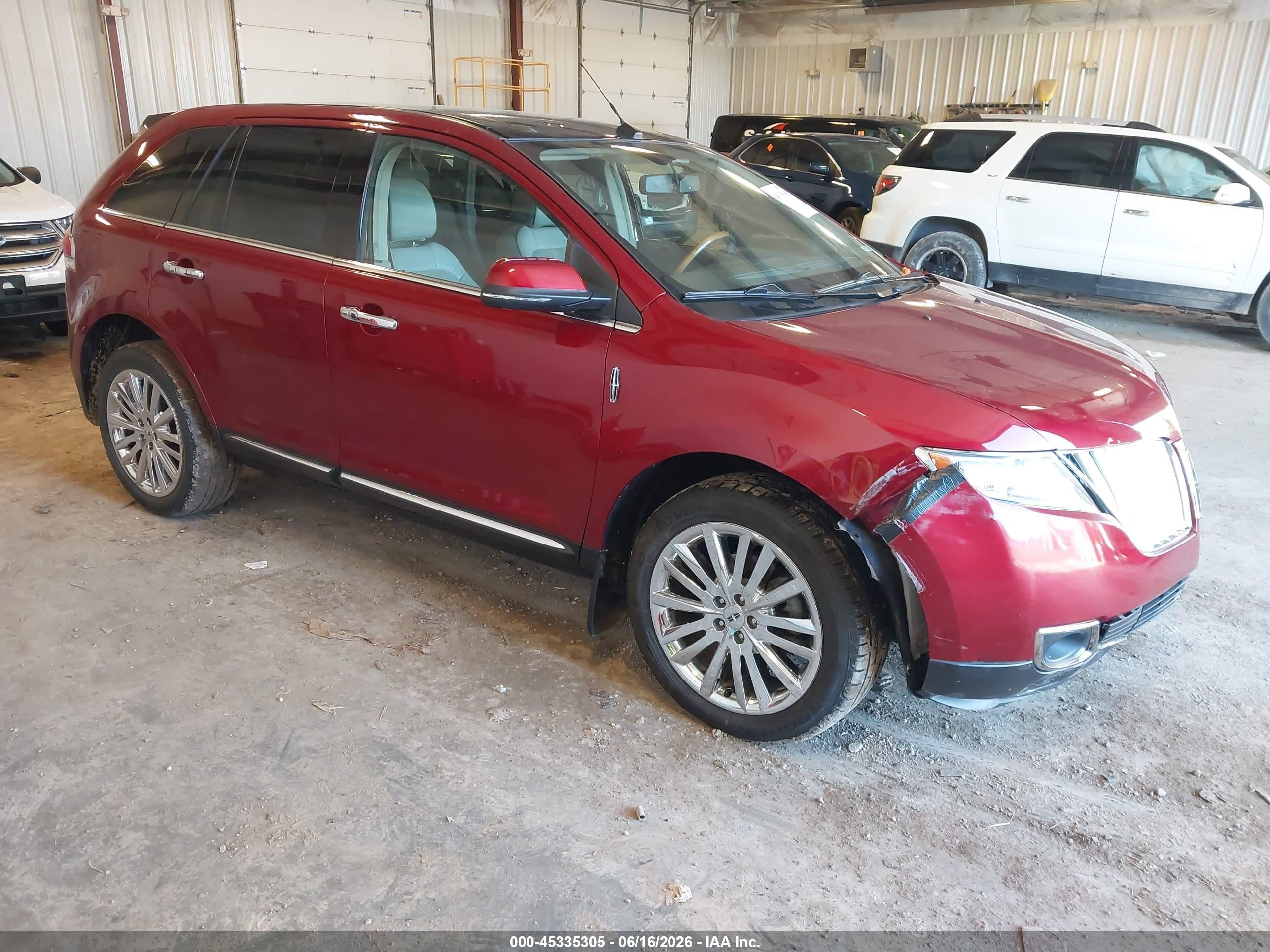 2014 Lincoln Mkx   Red vin: 2LMDJ6JK5EBL11642
