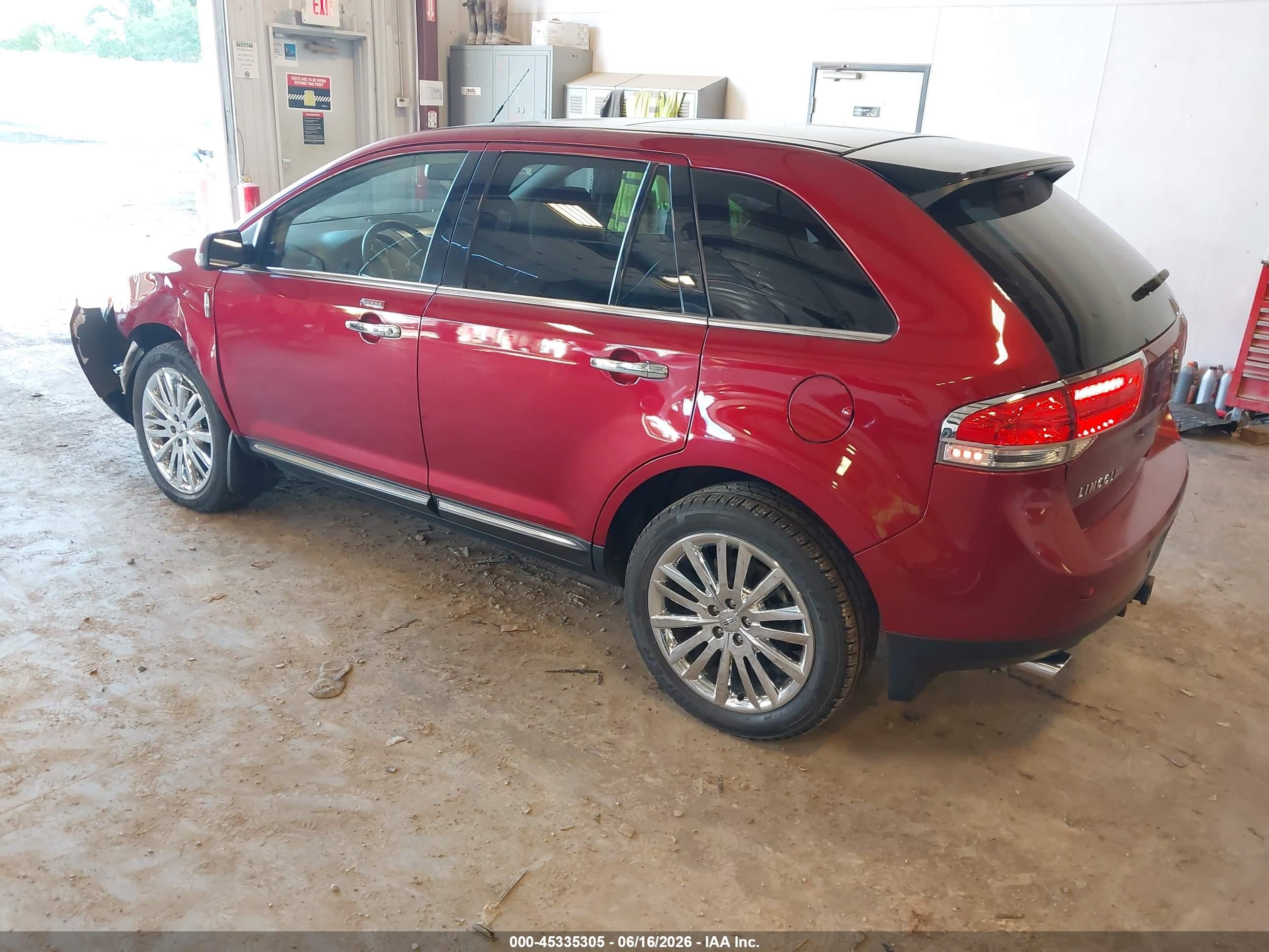 2014 Lincoln Mkx   Red vin: 2LMDJ6JK5EBL11642