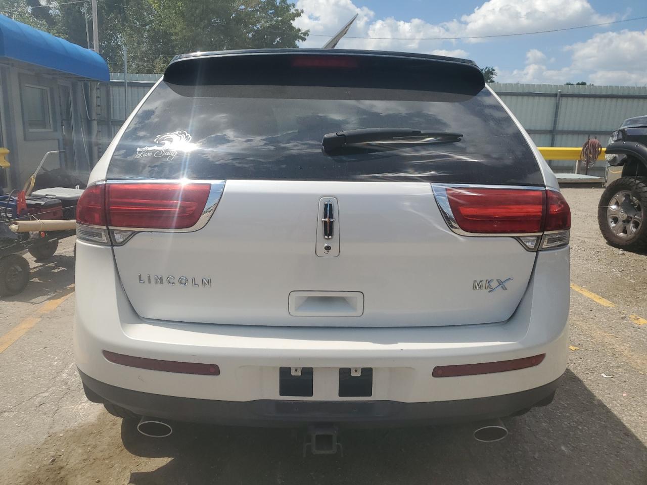 2015 Lincoln Mkx Белый vin: 2LMDJ6JK5FBL24764