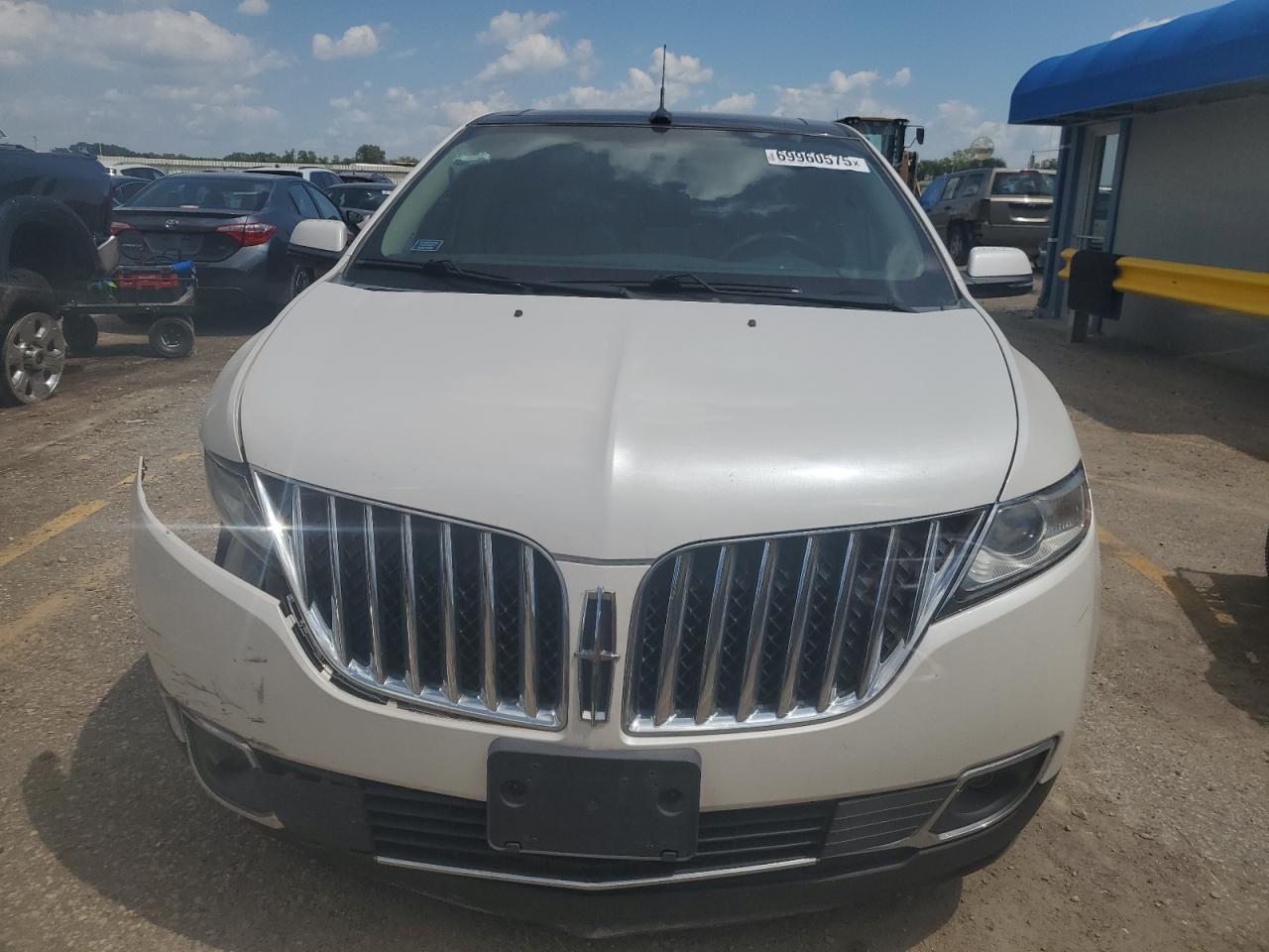 2015 Lincoln Mkx Белый vin: 2LMDJ6JK5FBL24764
