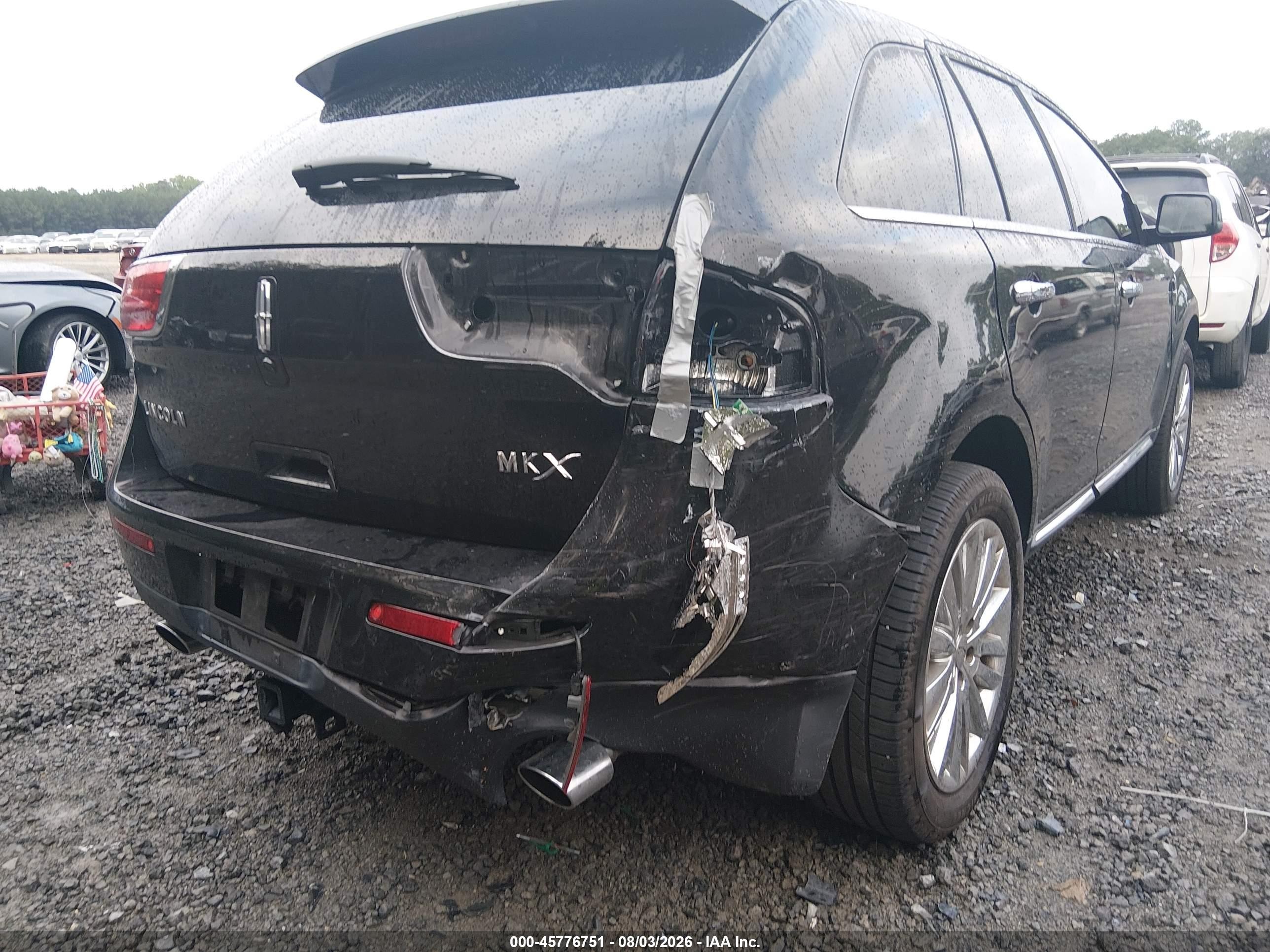 2011 Lincoln Mkx   Black vin: 2LMDJ6JK6BBJ09341