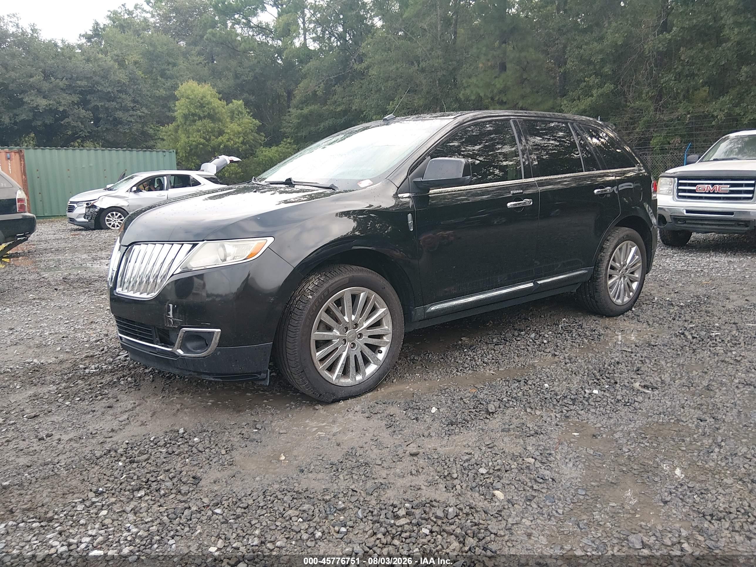 2011 Lincoln Mkx   Black vin: 2LMDJ6JK6BBJ09341