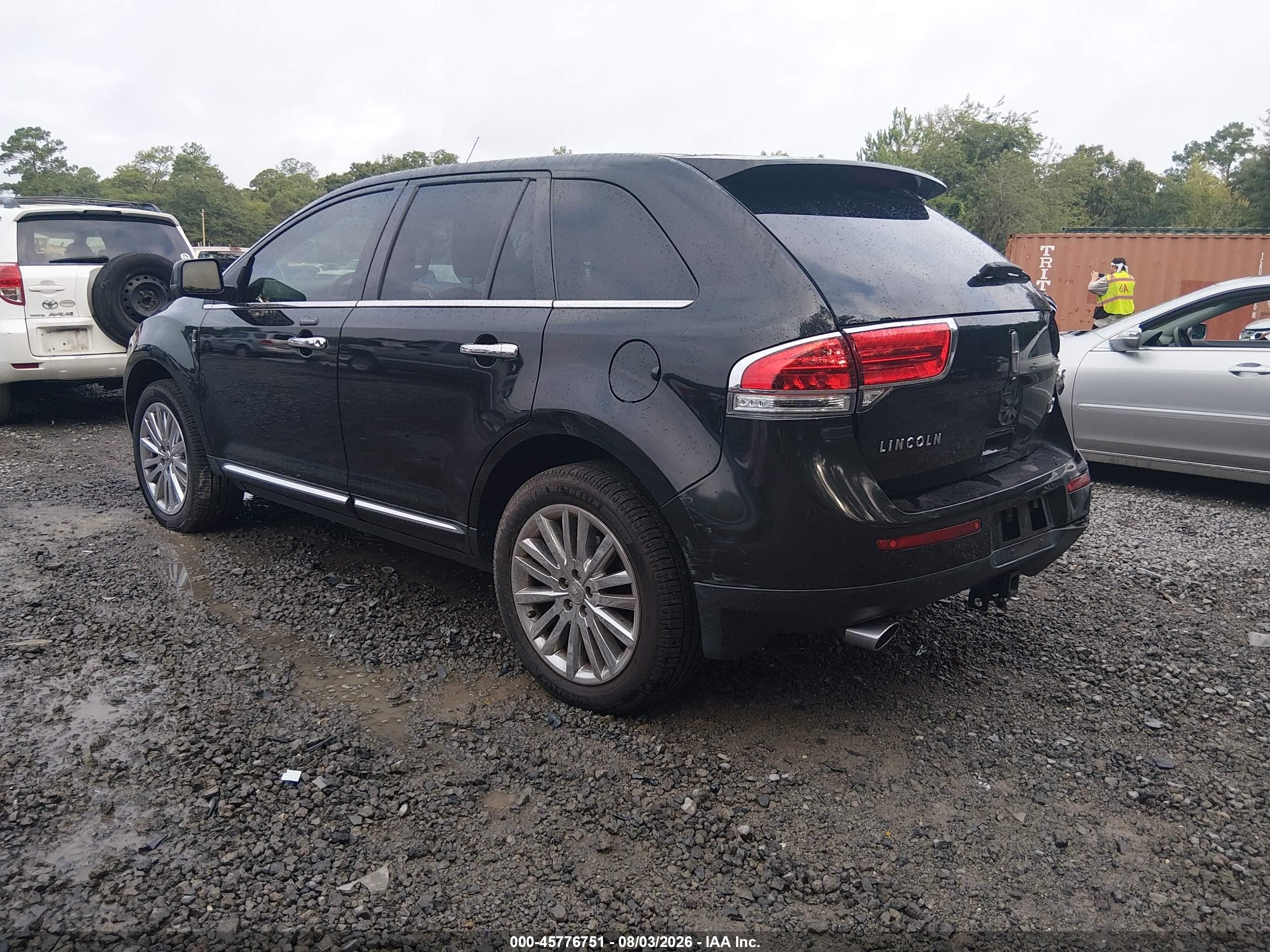 2011 Lincoln Mkx   Black vin: 2LMDJ6JK6BBJ09341