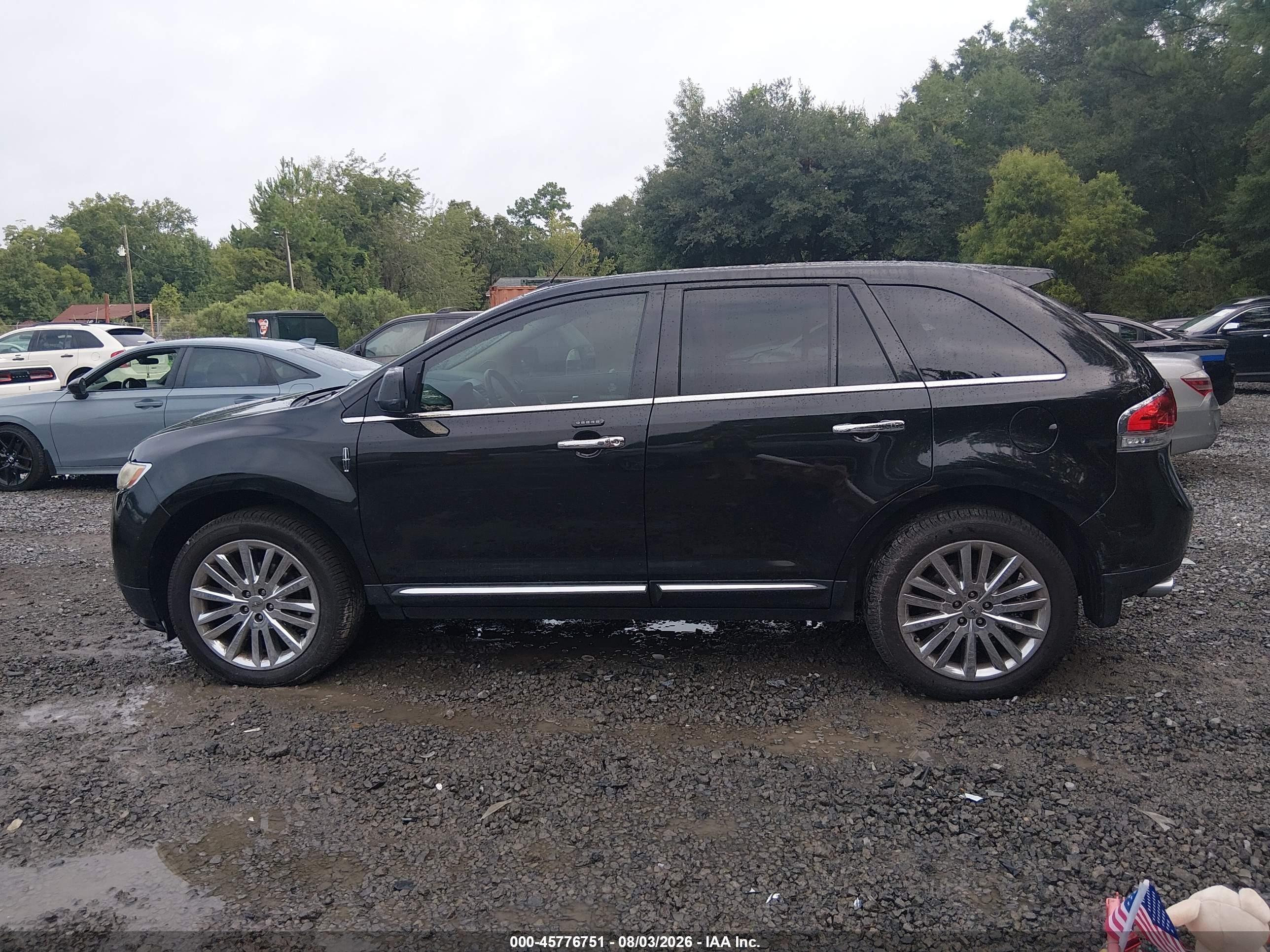 2011 Lincoln Mkx   Black vin: 2LMDJ6JK6BBJ09341