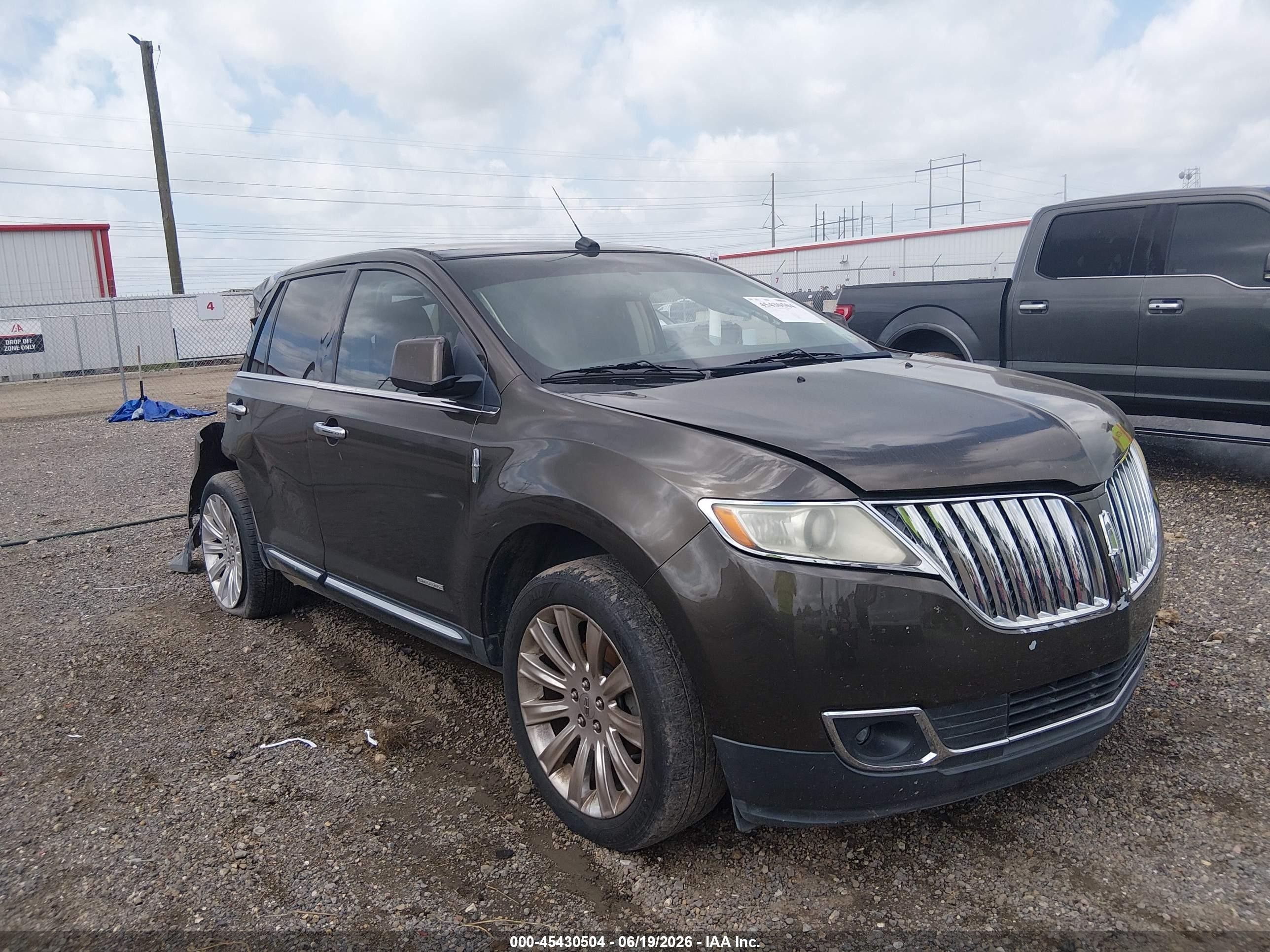 2011 Lincoln Mkx   Brown vin: 2LMDJ6JK6BBJ13812