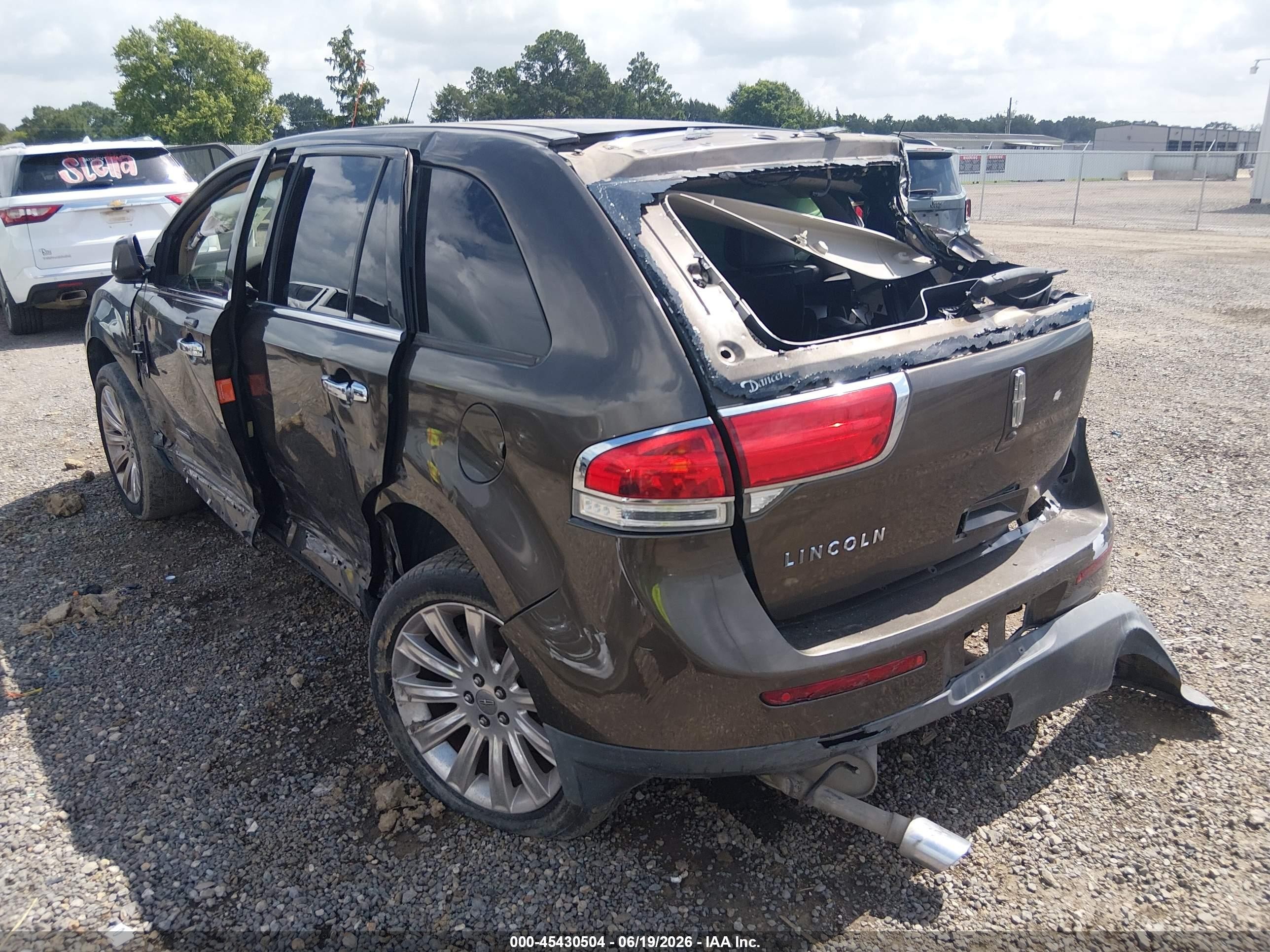 2011 Lincoln Mkx   Brown vin: 2LMDJ6JK6BBJ13812