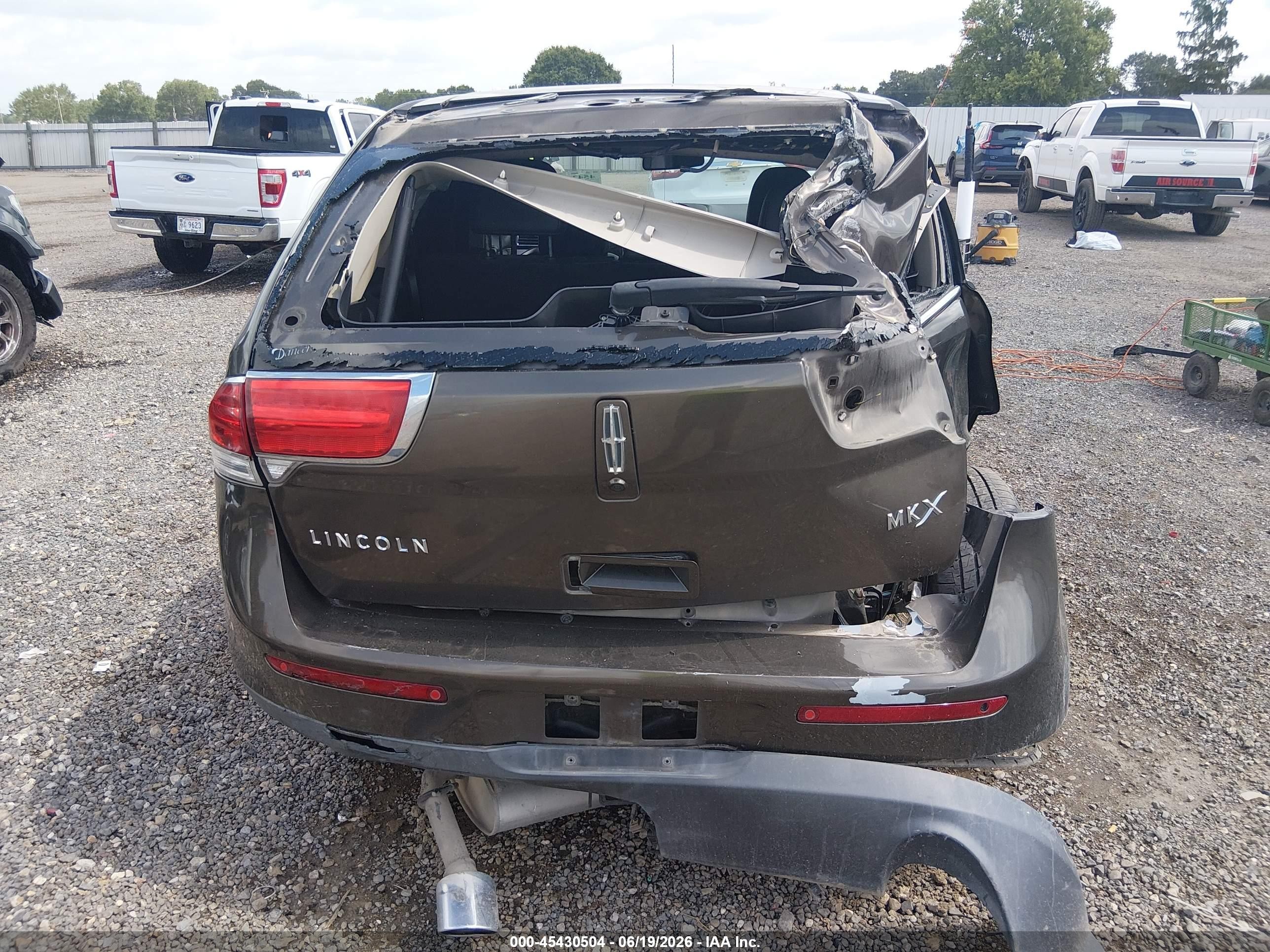 2011 Lincoln Mkx   Brown vin: 2LMDJ6JK6BBJ13812
