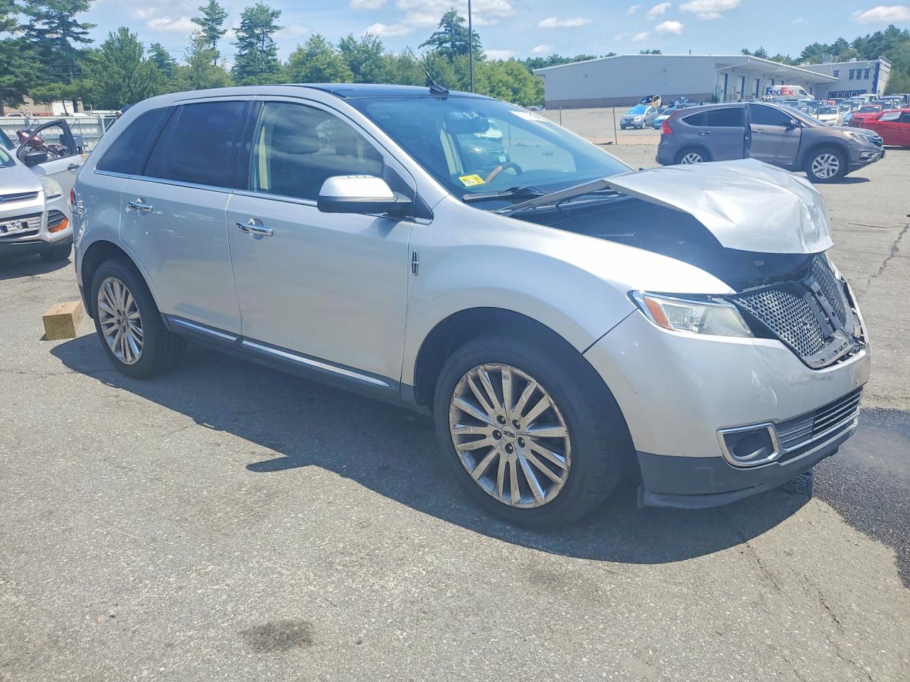 2011 Lincoln Mkx Silver vin: 2LMDJ6JK6BBJ28441