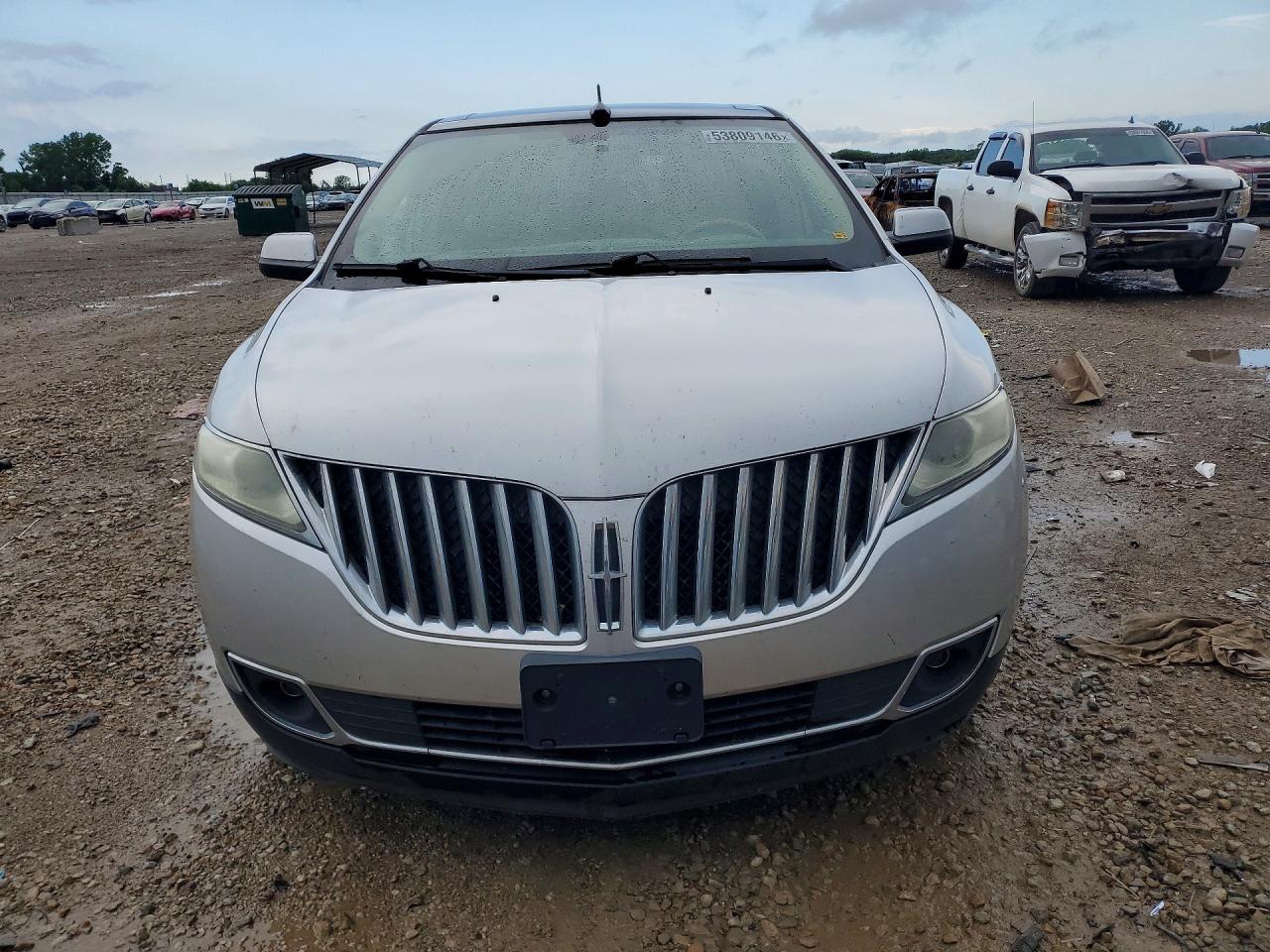 2011 Lincoln Mkx Silver vin: 2LMDJ6JK6BBJ29511