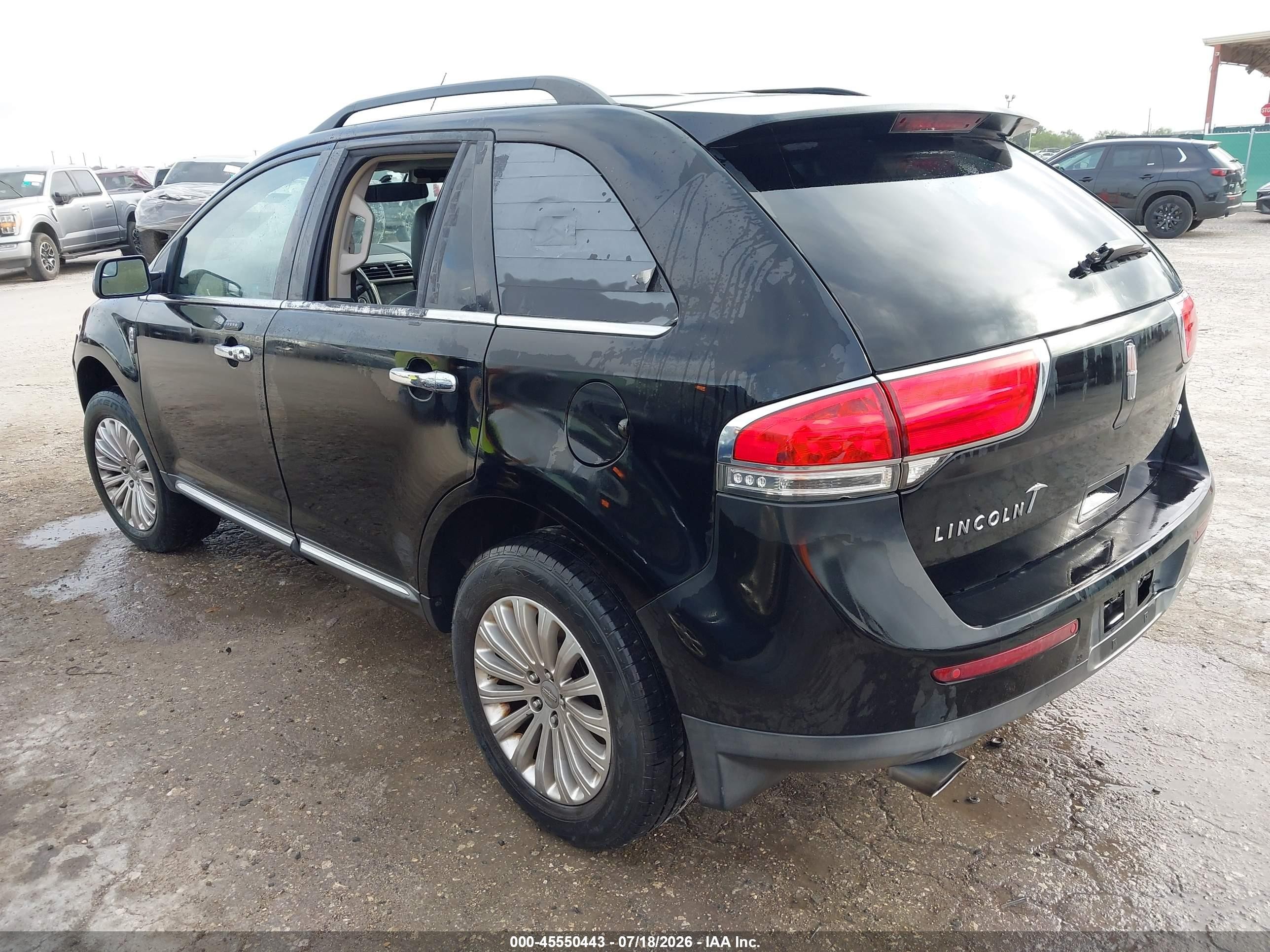 2011 Lincoln Mkx   Black vin: 2LMDJ6JK6BBJ31632