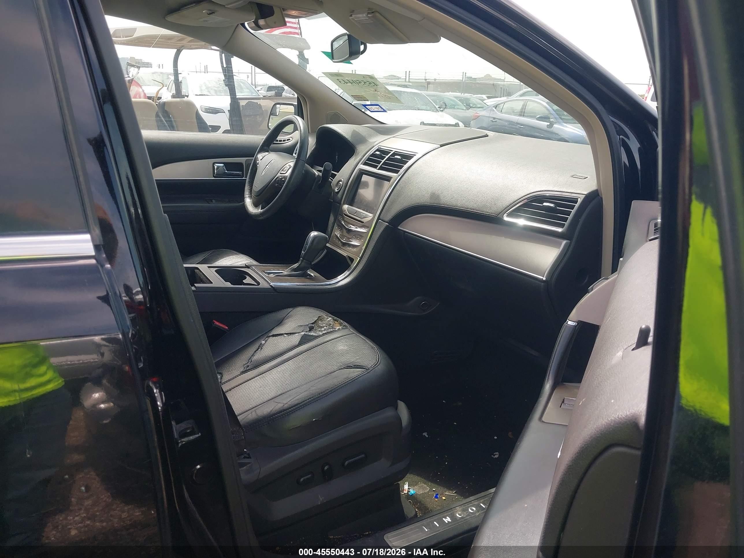 2011 Lincoln Mkx   Black vin: 2LMDJ6JK6BBJ31632