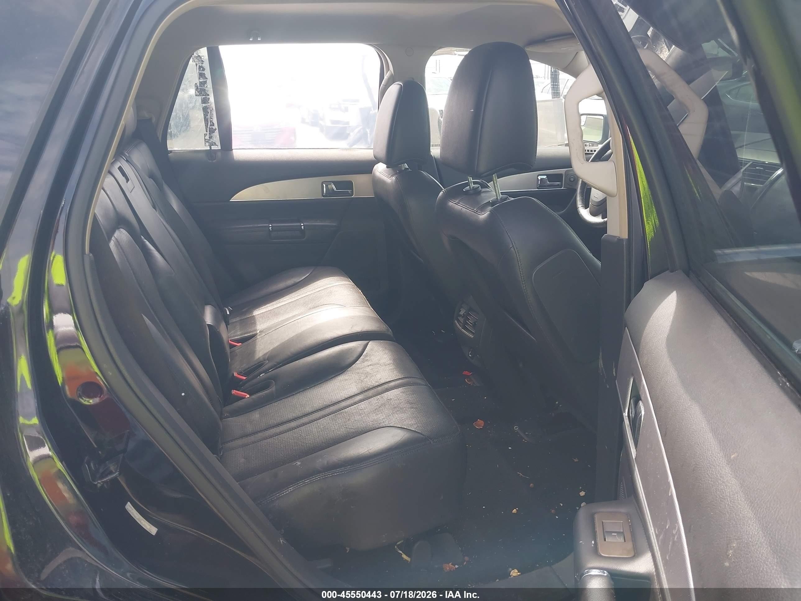 2011 Lincoln Mkx   Black vin: 2LMDJ6JK6BBJ31632