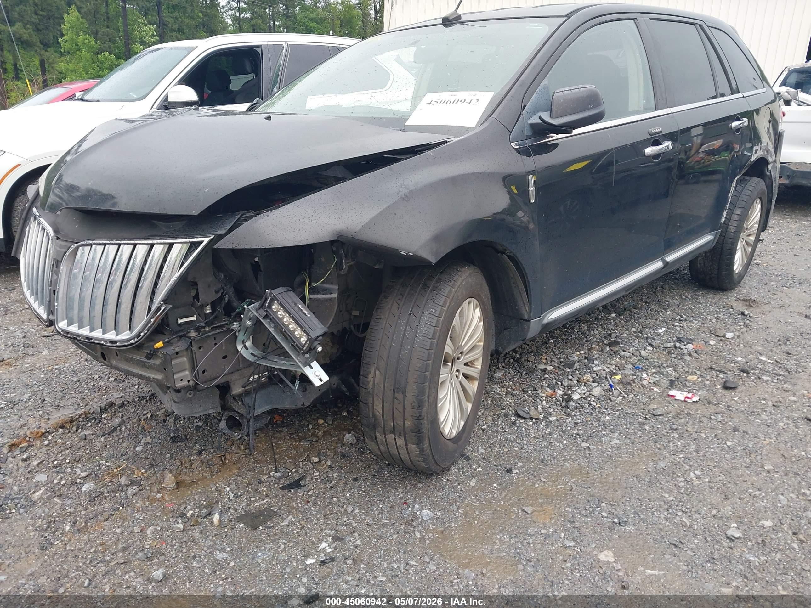 2012 Lincoln Mkx   Black vin: 2LMDJ6JK6CBL01635