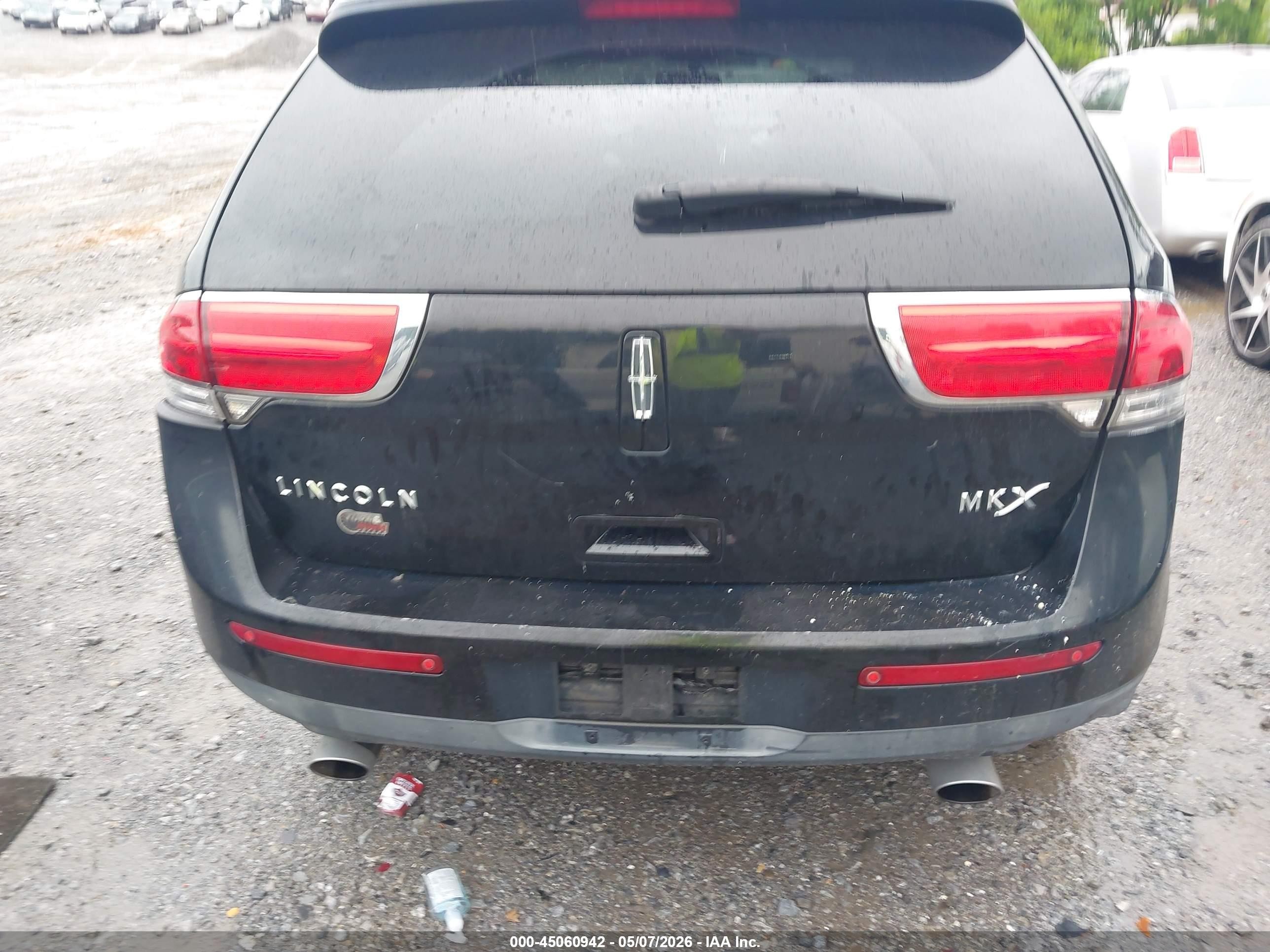 2012 Lincoln Mkx   Black vin: 2LMDJ6JK6CBL01635