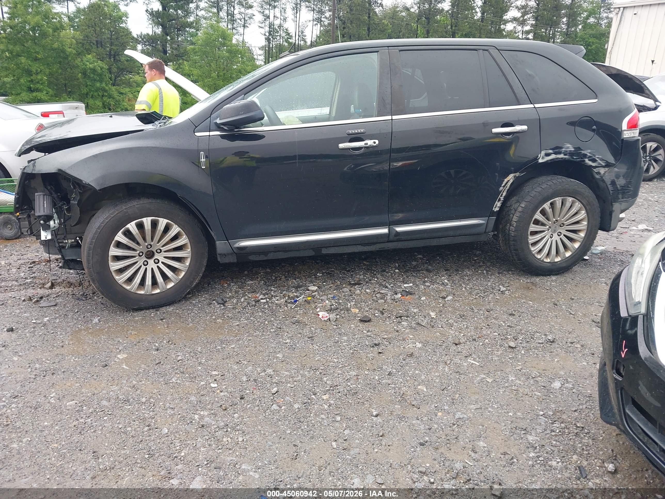 2012 Lincoln Mkx   Black vin: 2LMDJ6JK6CBL01635
