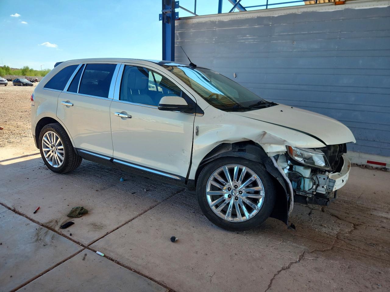 2012 Lincoln Mkx White vin: 2LMDJ6JK6CBL12439