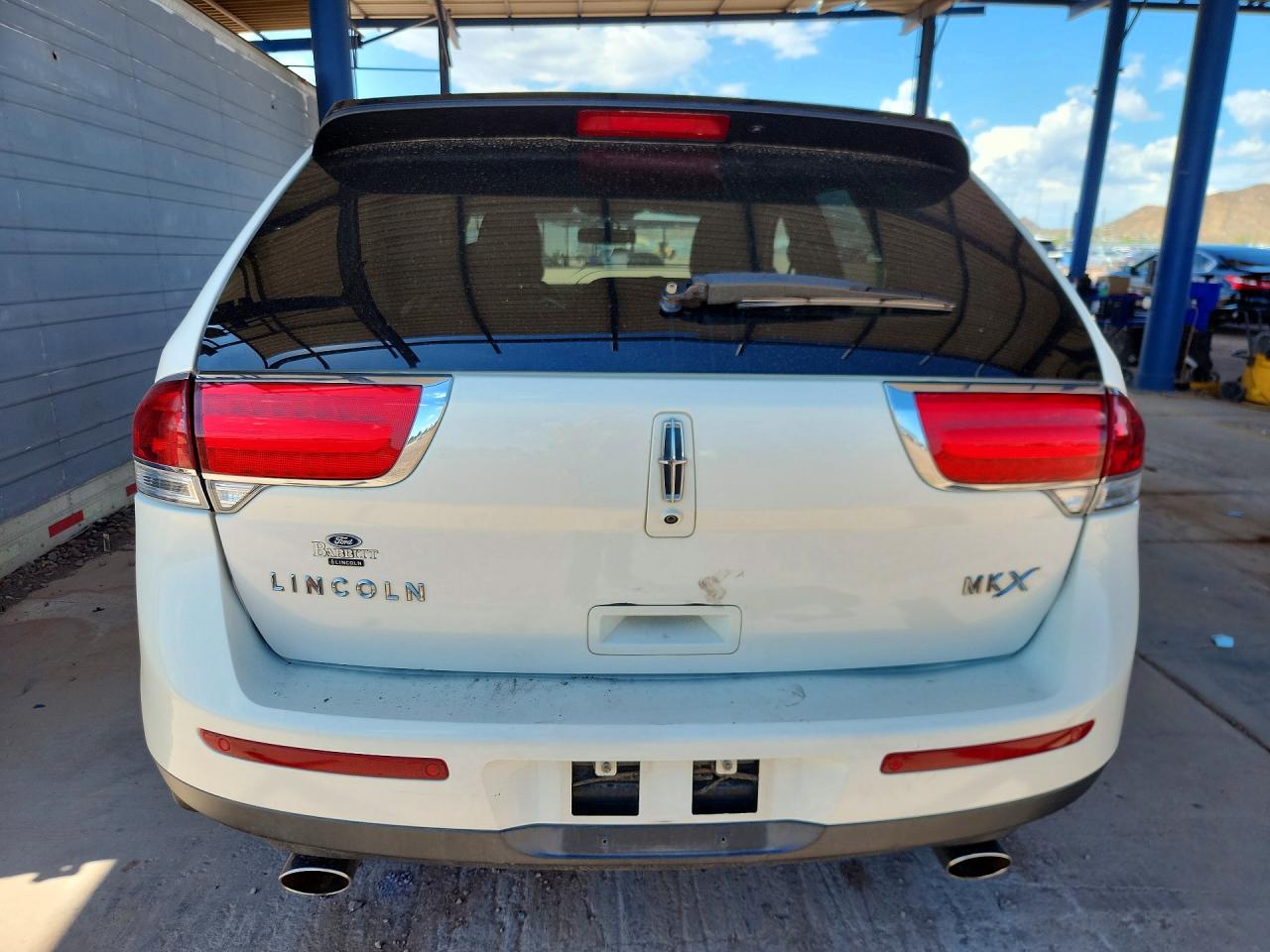 2012 Lincoln Mkx White vin: 2LMDJ6JK6CBL12439