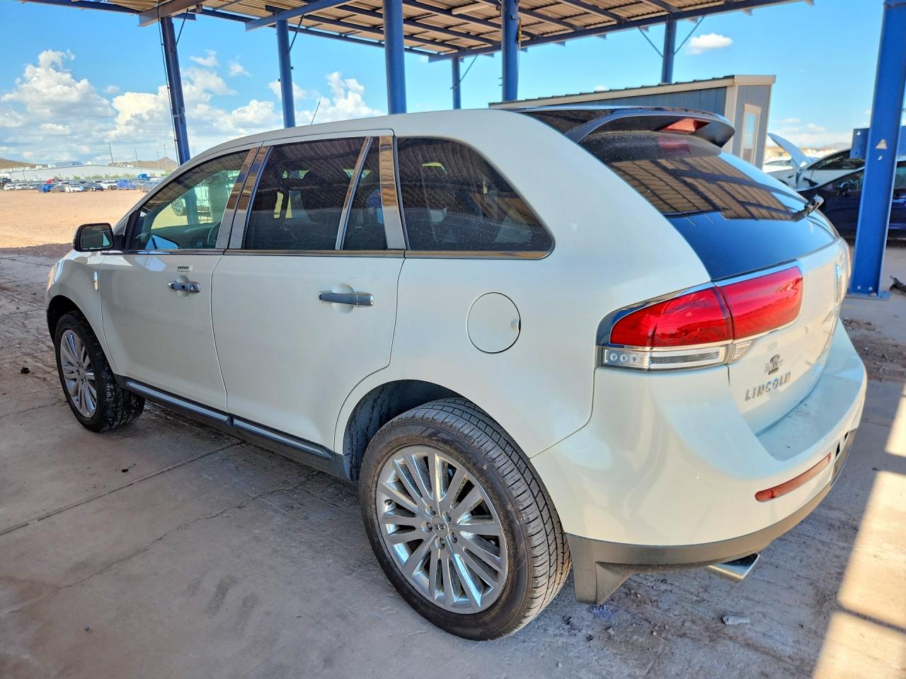 2012 Lincoln Mkx White vin: 2LMDJ6JK6CBL12439