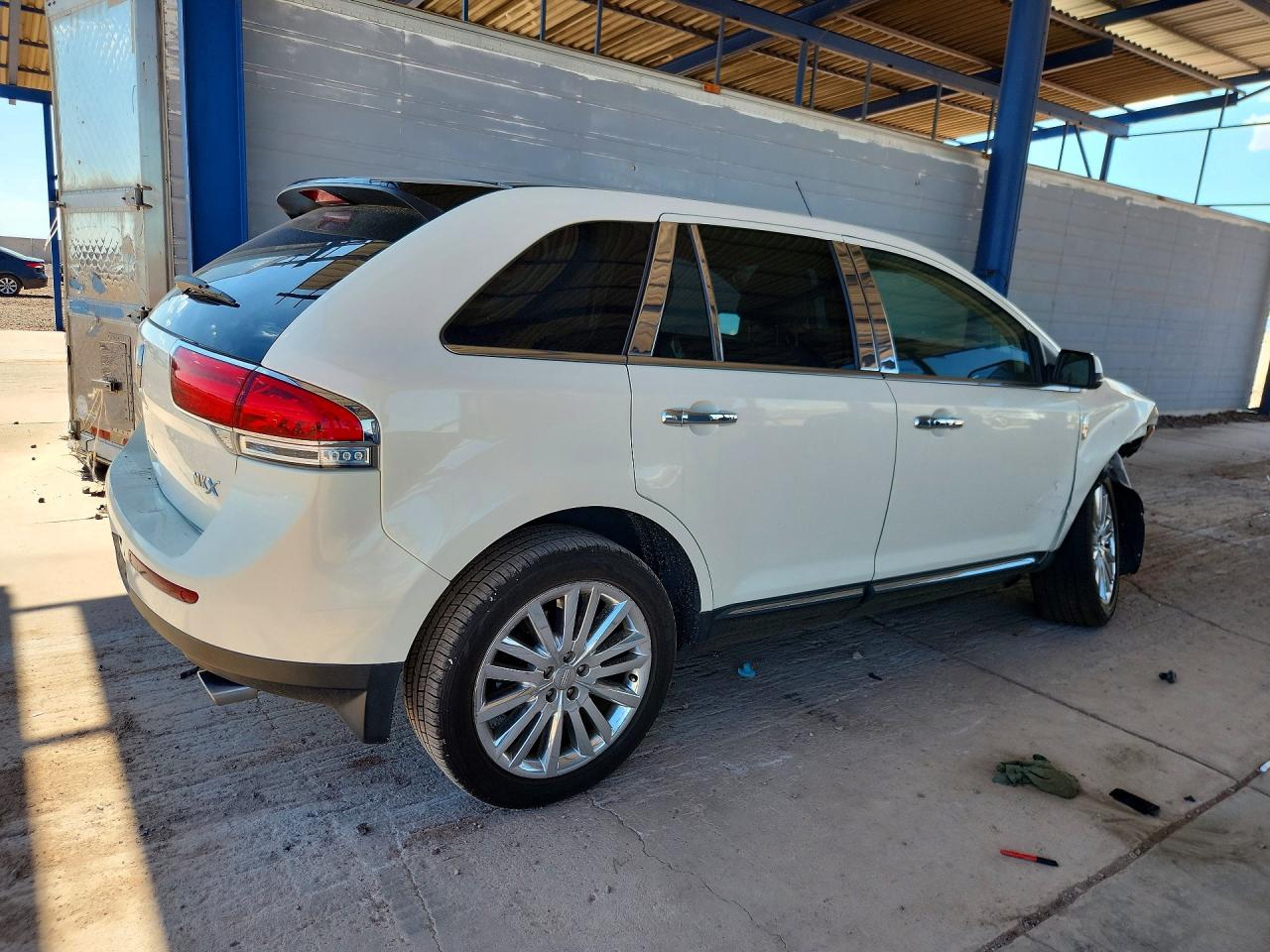 2012 Lincoln Mkx White vin: 2LMDJ6JK6CBL12439