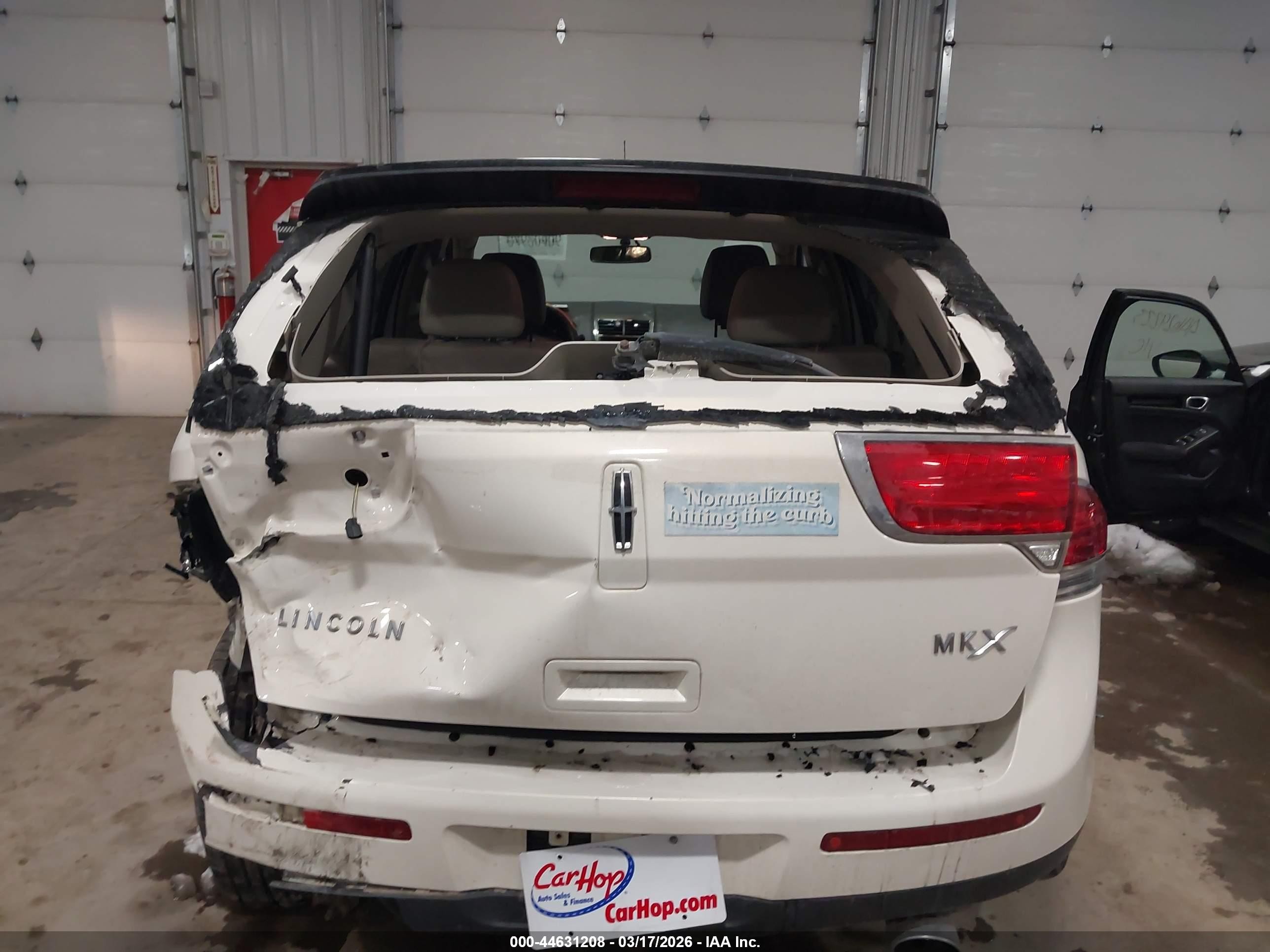 2012 Lincoln Mkx   White vin: 2LMDJ6JK6CBL13168