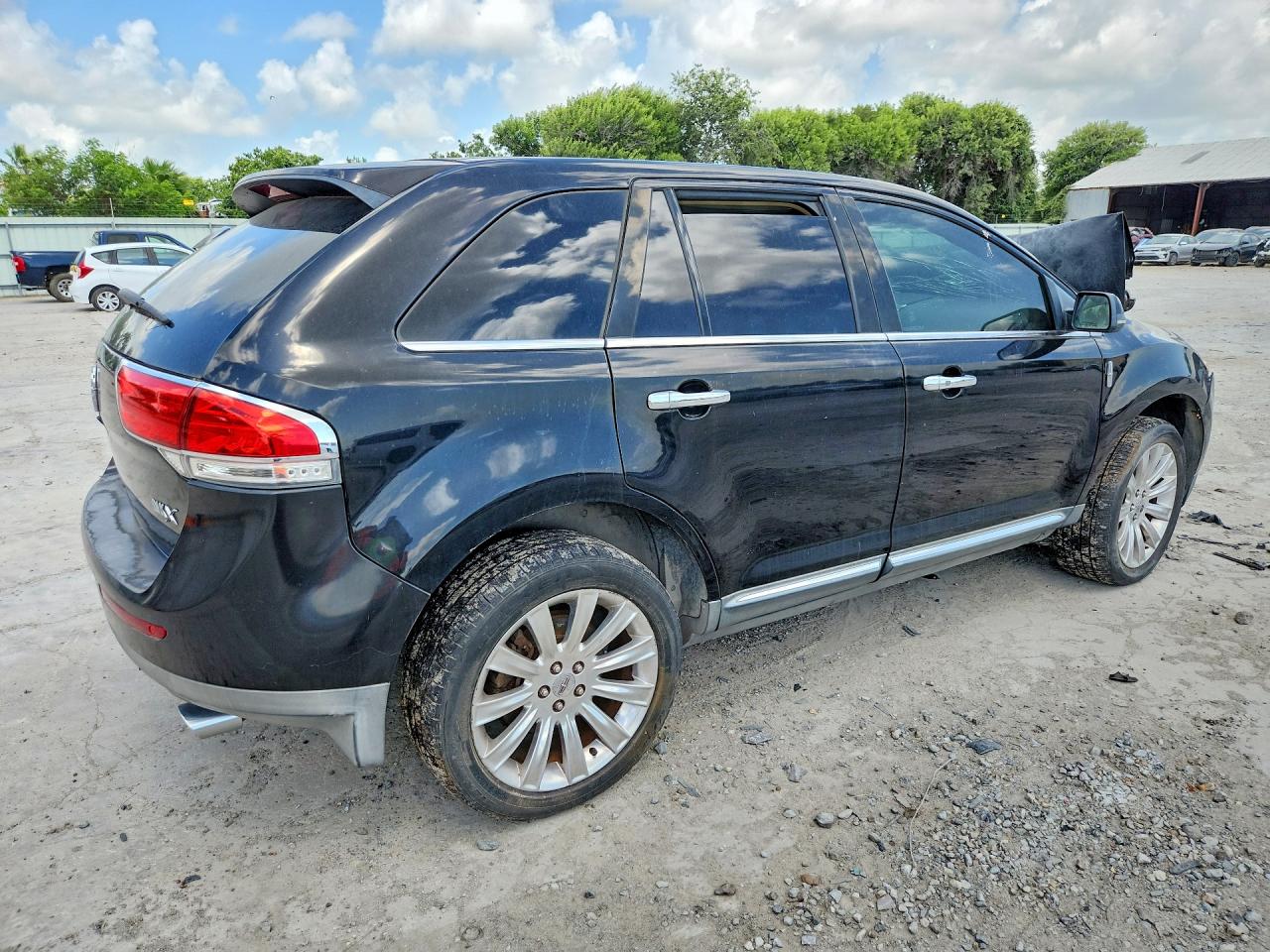 2012 Lincoln Mkx Black vin: 2LMDJ6JK6CBL17463