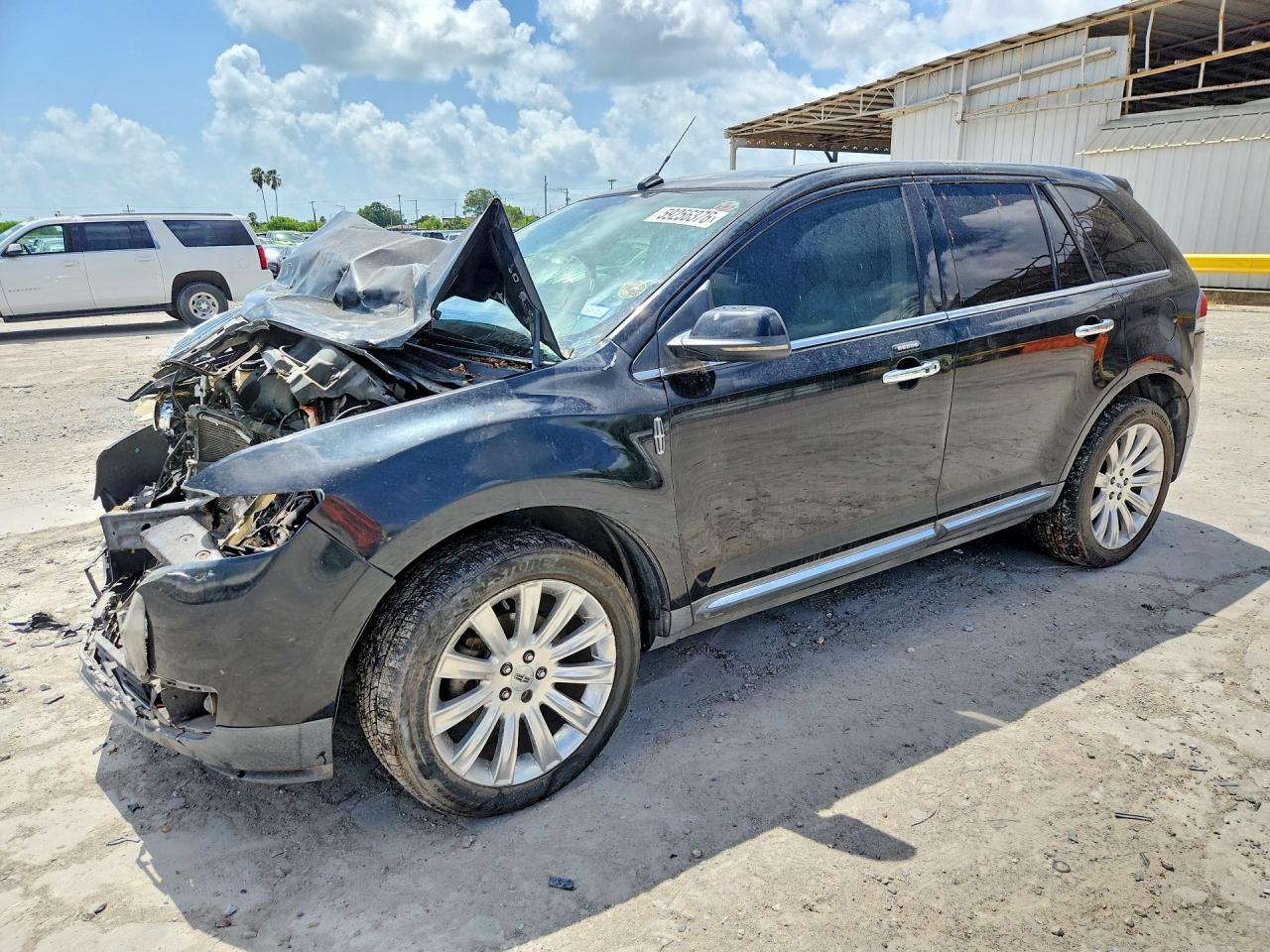 2012 Lincoln Mkx Black vin: 2LMDJ6JK6CBL17463