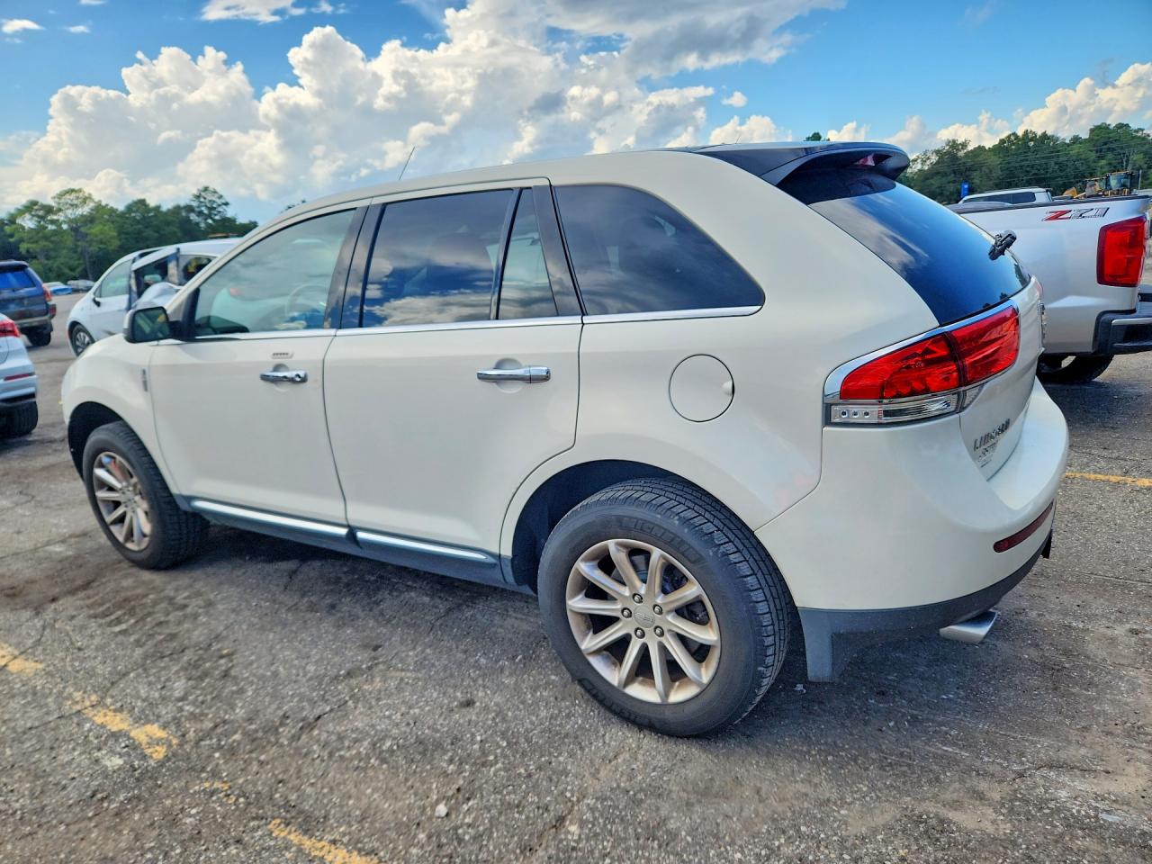 2013 Lincoln Mkx White vin: 2LMDJ6JK6DBL20509