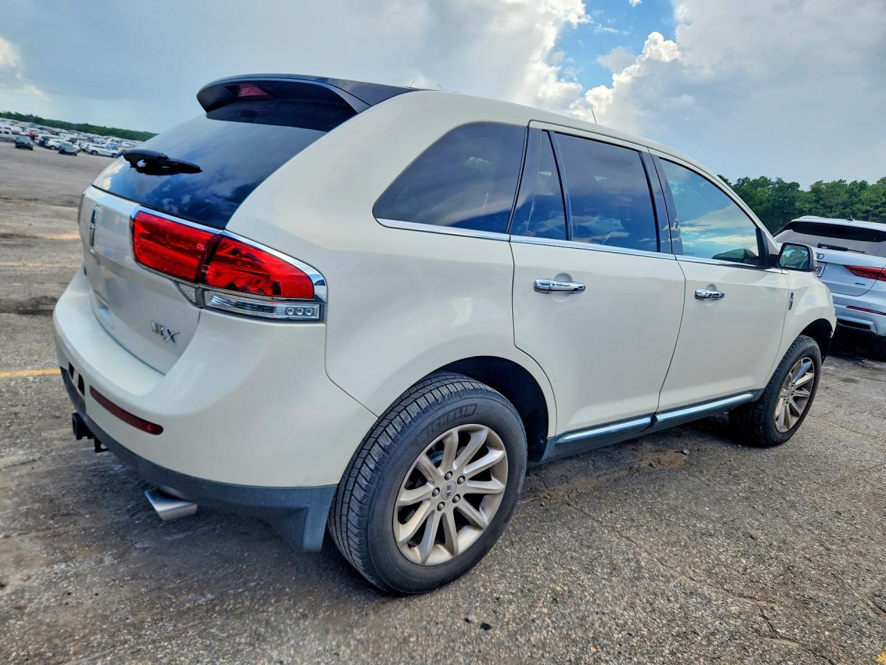 2013 Lincoln Mkx White vin: 2LMDJ6JK6DBL20509