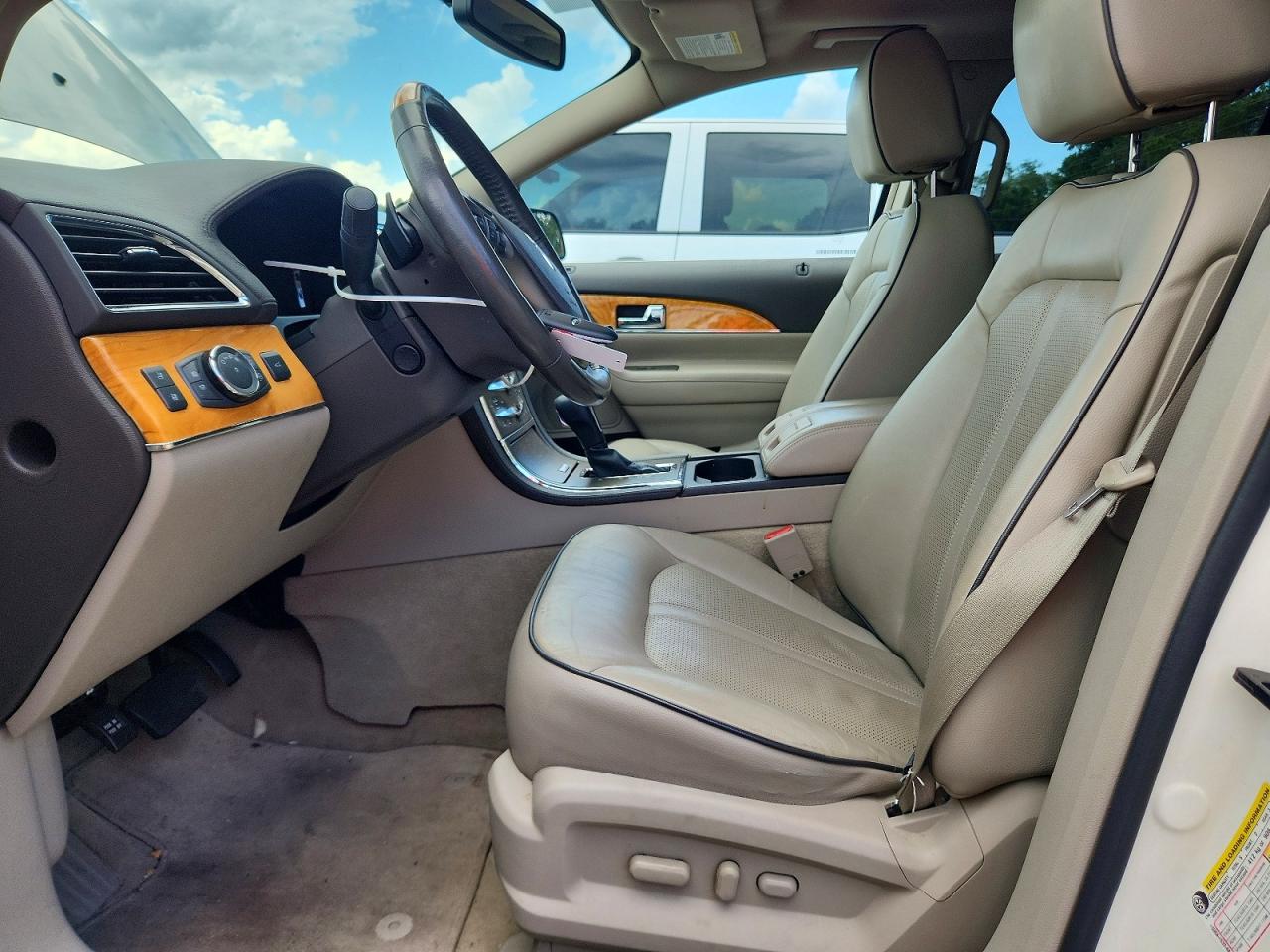 2013 Lincoln Mkx White vin: 2LMDJ6JK6DBL20509