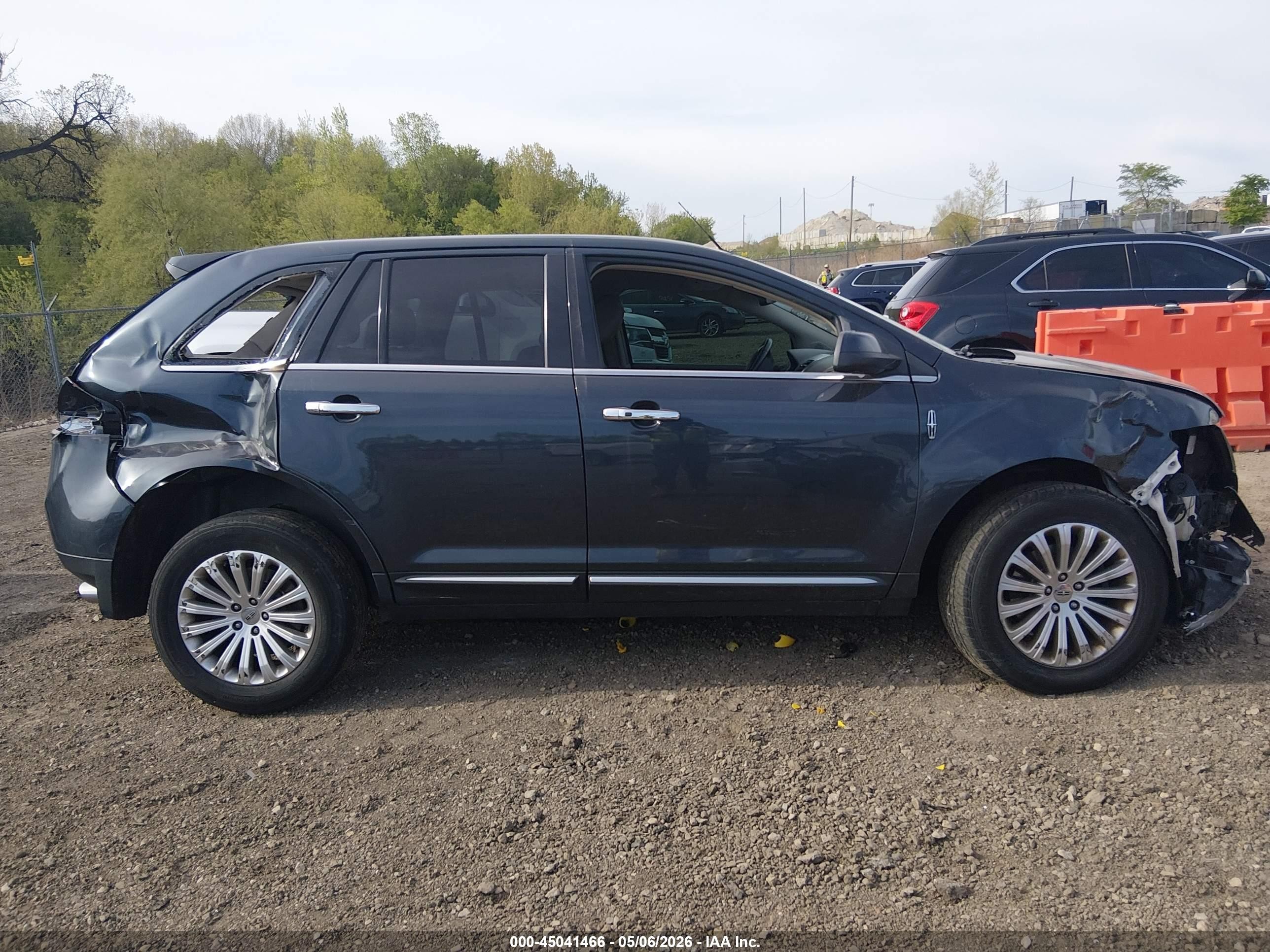 2013 Lincoln Mkx   Черный vin: 2LMDJ6JK6DBL21448