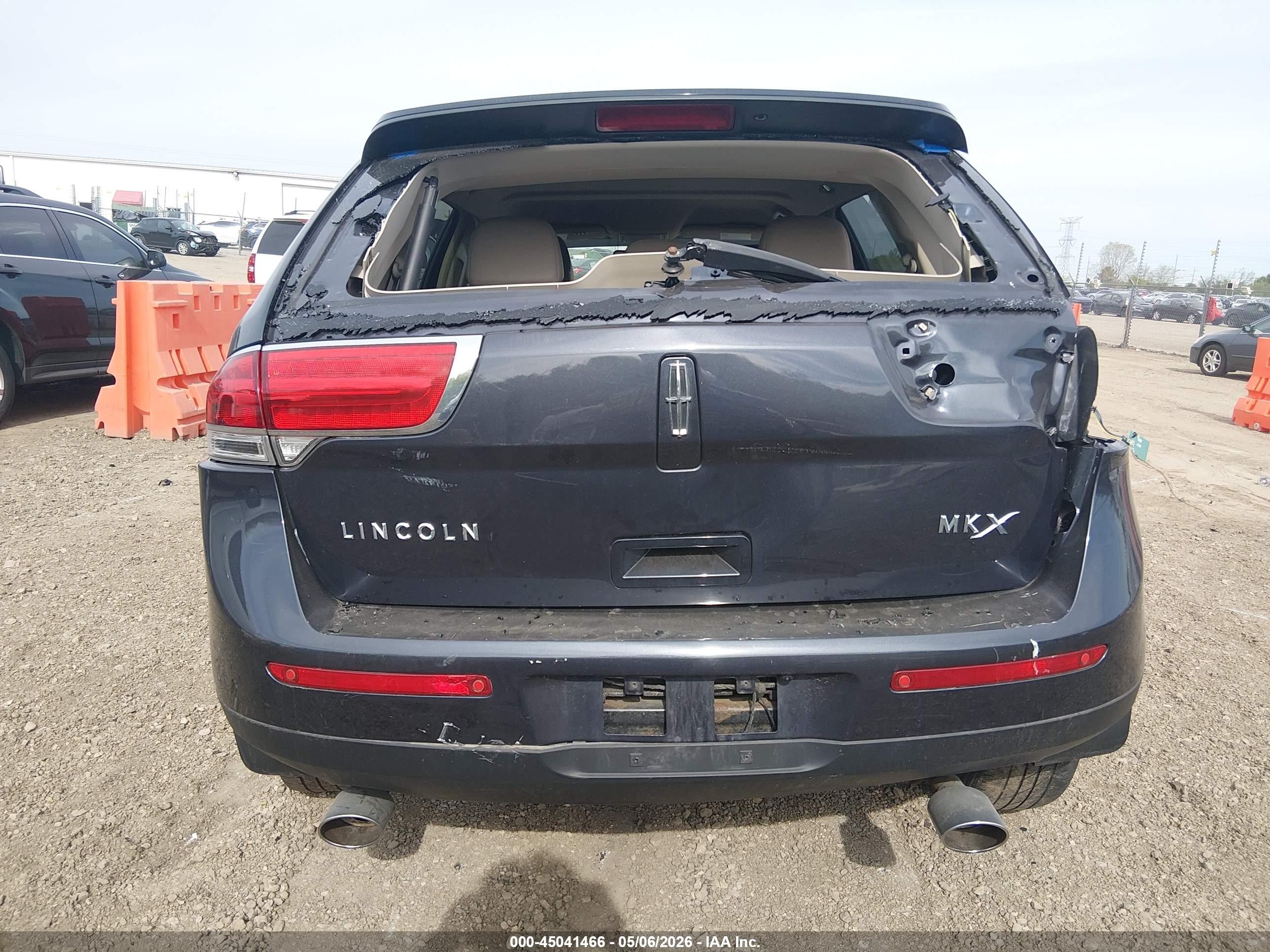 2013 Lincoln Mkx   Черный vin: 2LMDJ6JK6DBL21448