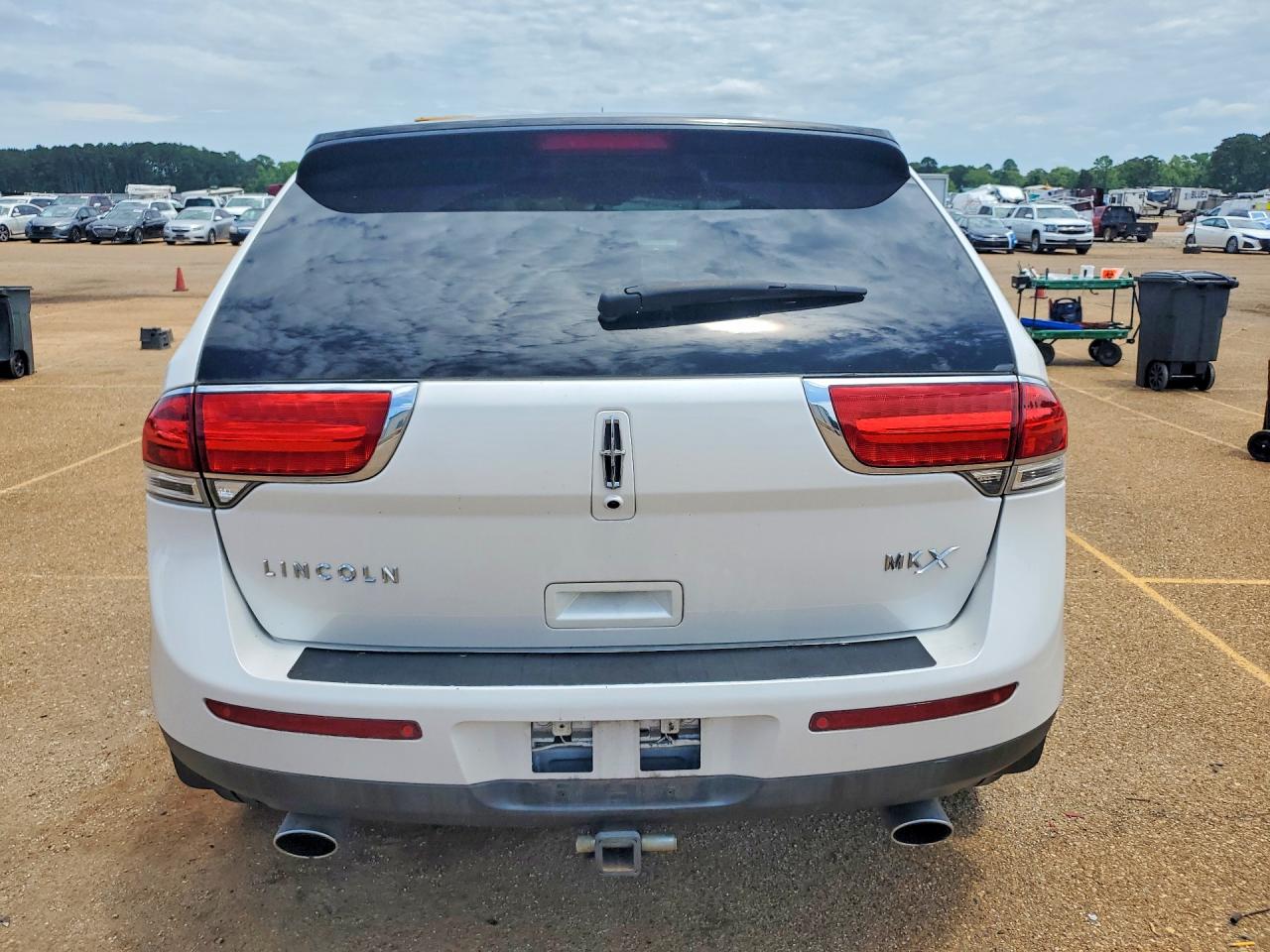 2013 Lincoln Mkx White vin: 2LMDJ6JK6DBL28979