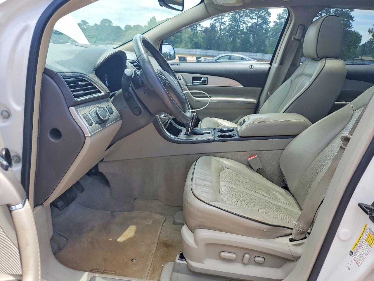 2013 Lincoln Mkx White vin: 2LMDJ6JK6DBL28979