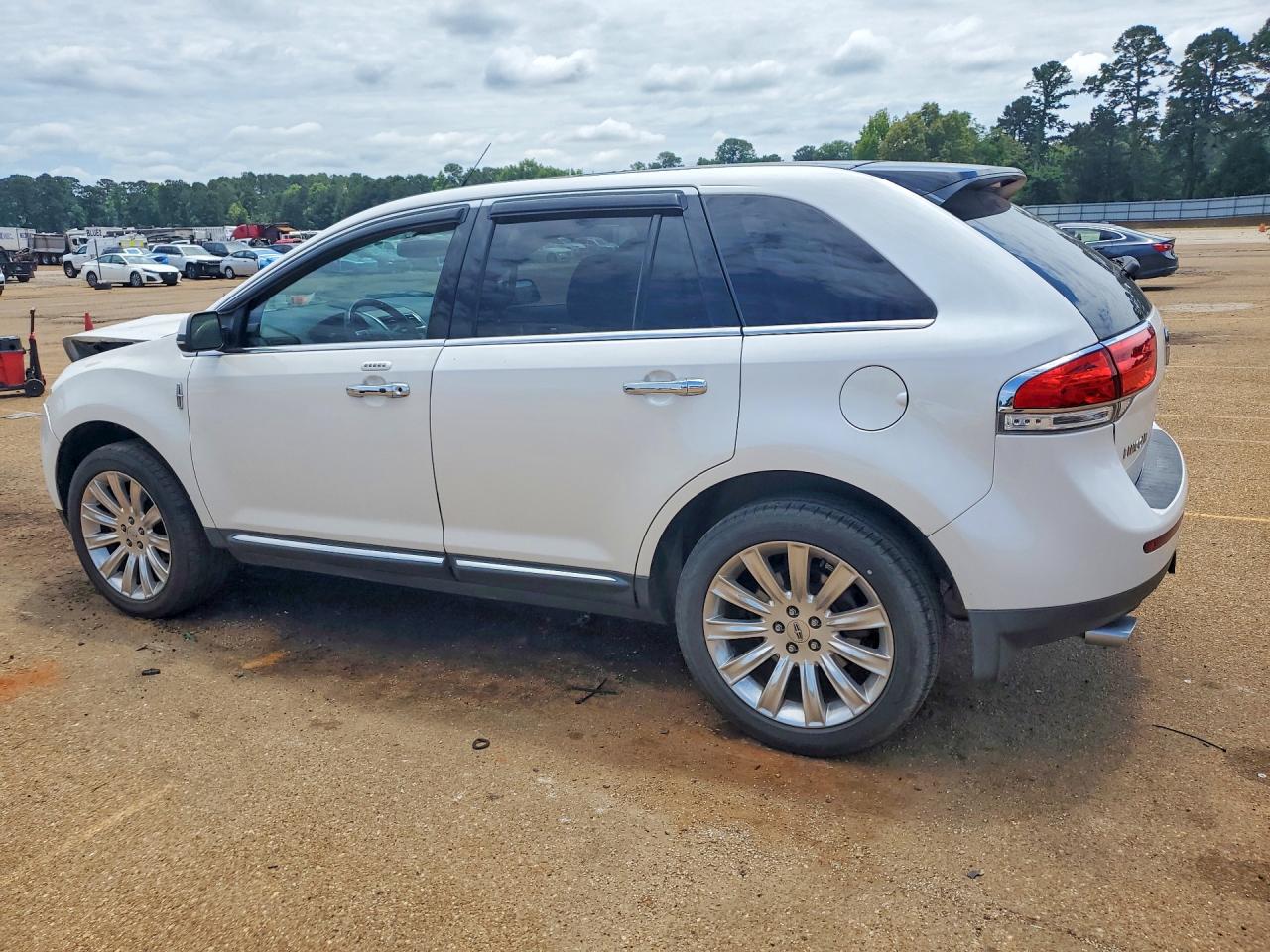 2013 Lincoln Mkx White vin: 2LMDJ6JK6DBL28979