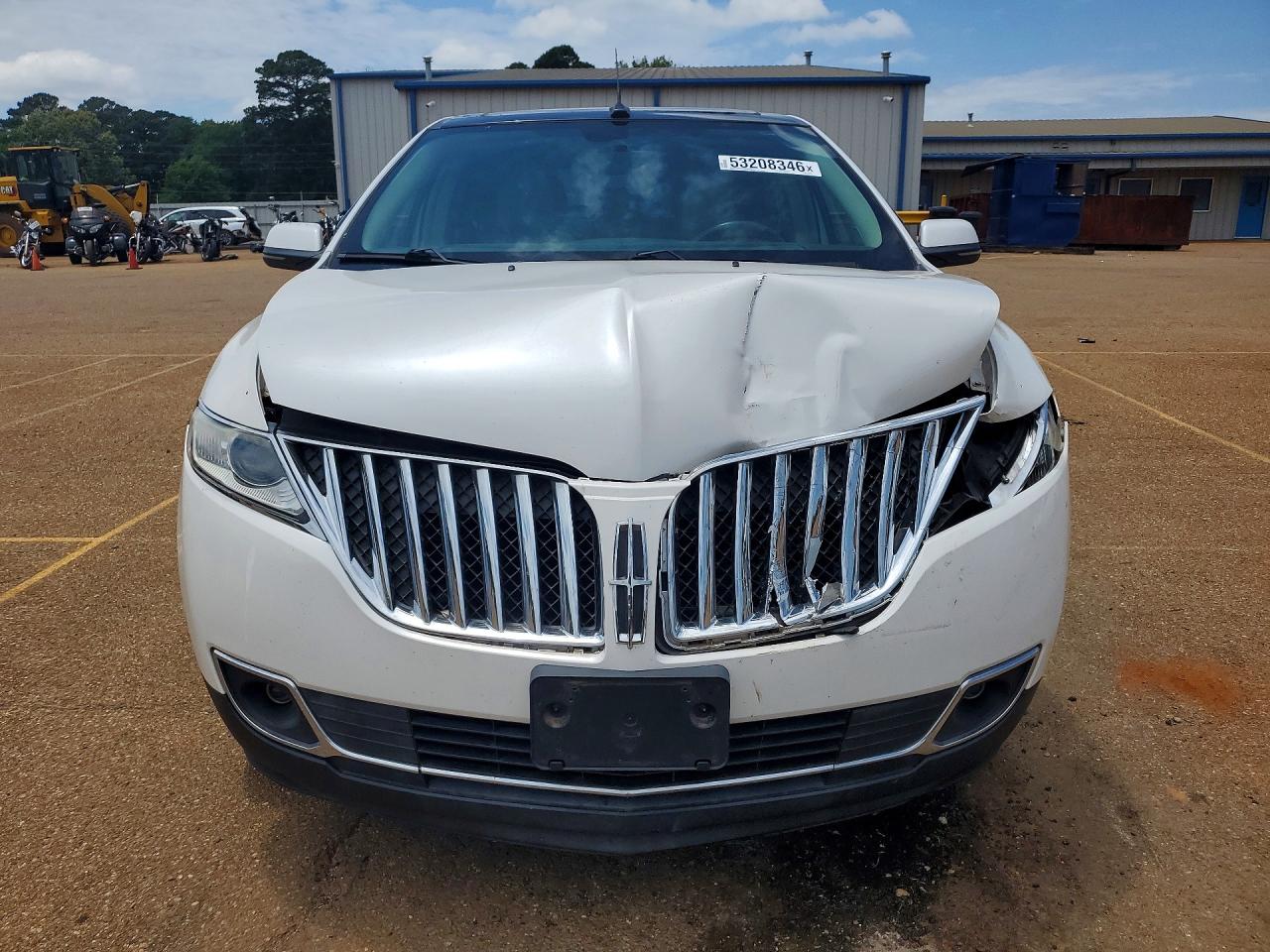 2013 Lincoln Mkx White vin: 2LMDJ6JK6DBL28979