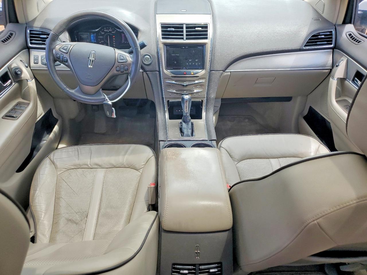2013 Lincoln Mkx White vin: 2LMDJ6JK6DBL28979