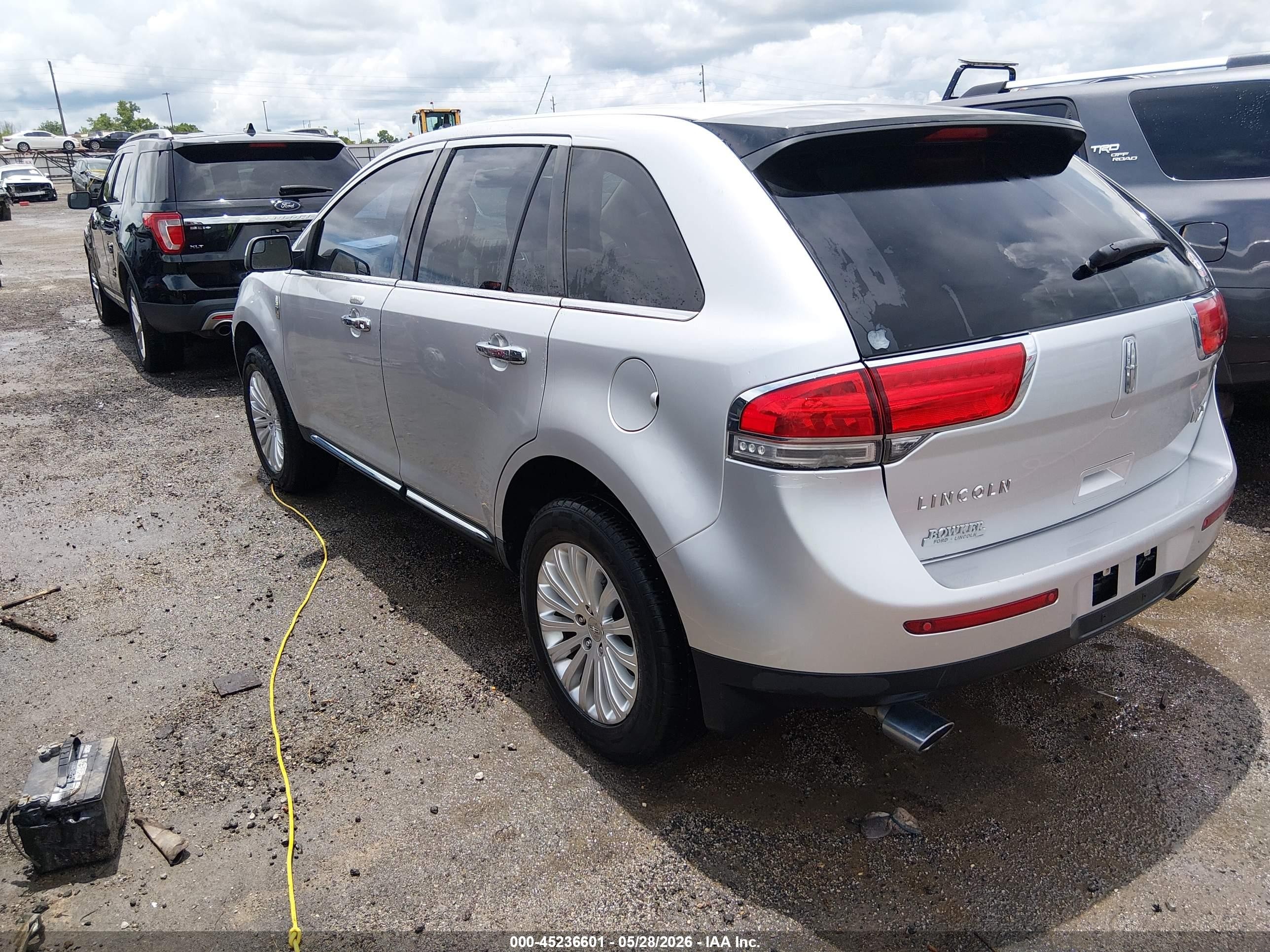 2013 Lincoln Mkx   Silver vin: 2LMDJ6JK6DBL32319