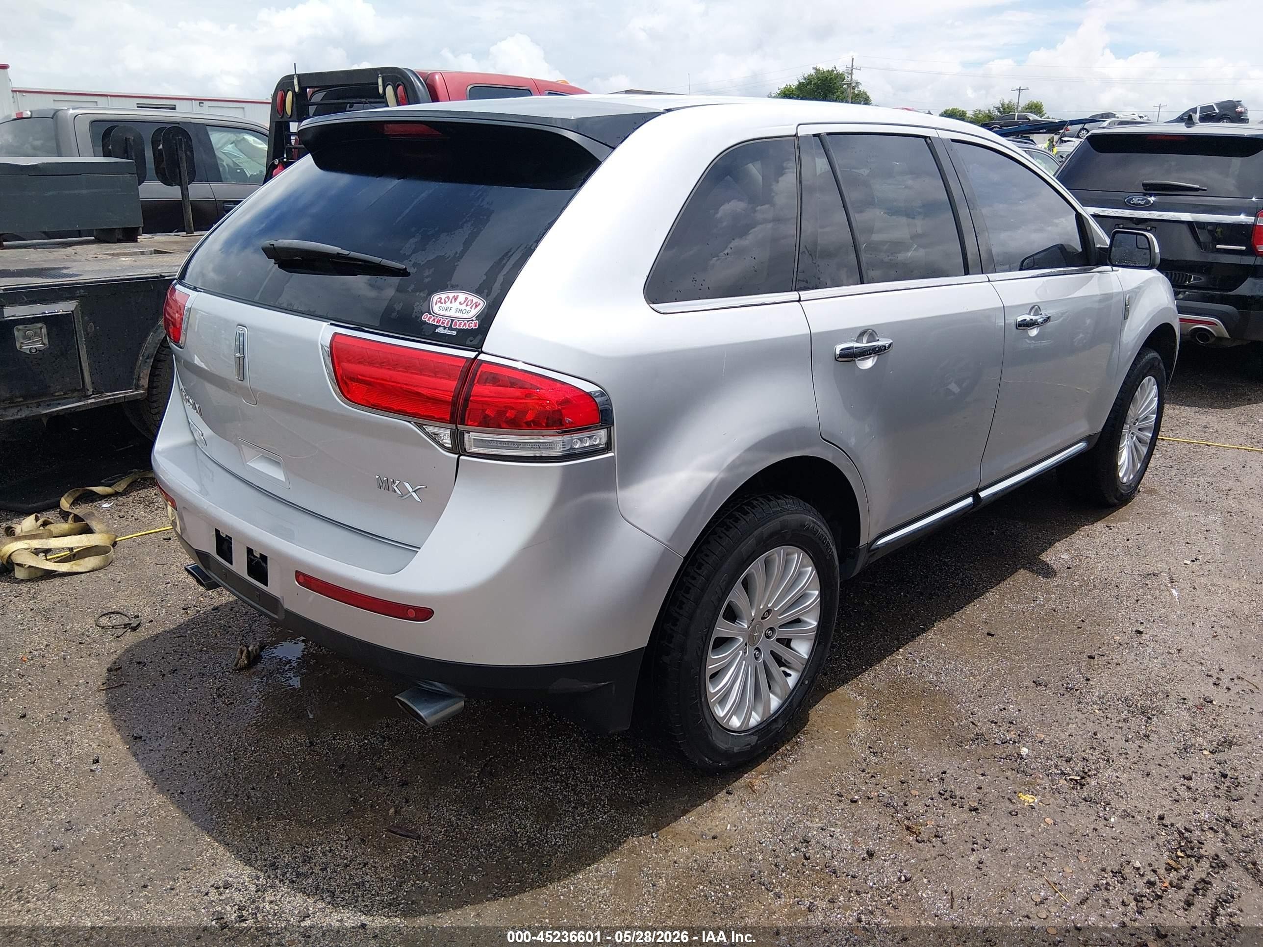 2013 Lincoln Mkx   Silver vin: 2LMDJ6JK6DBL32319