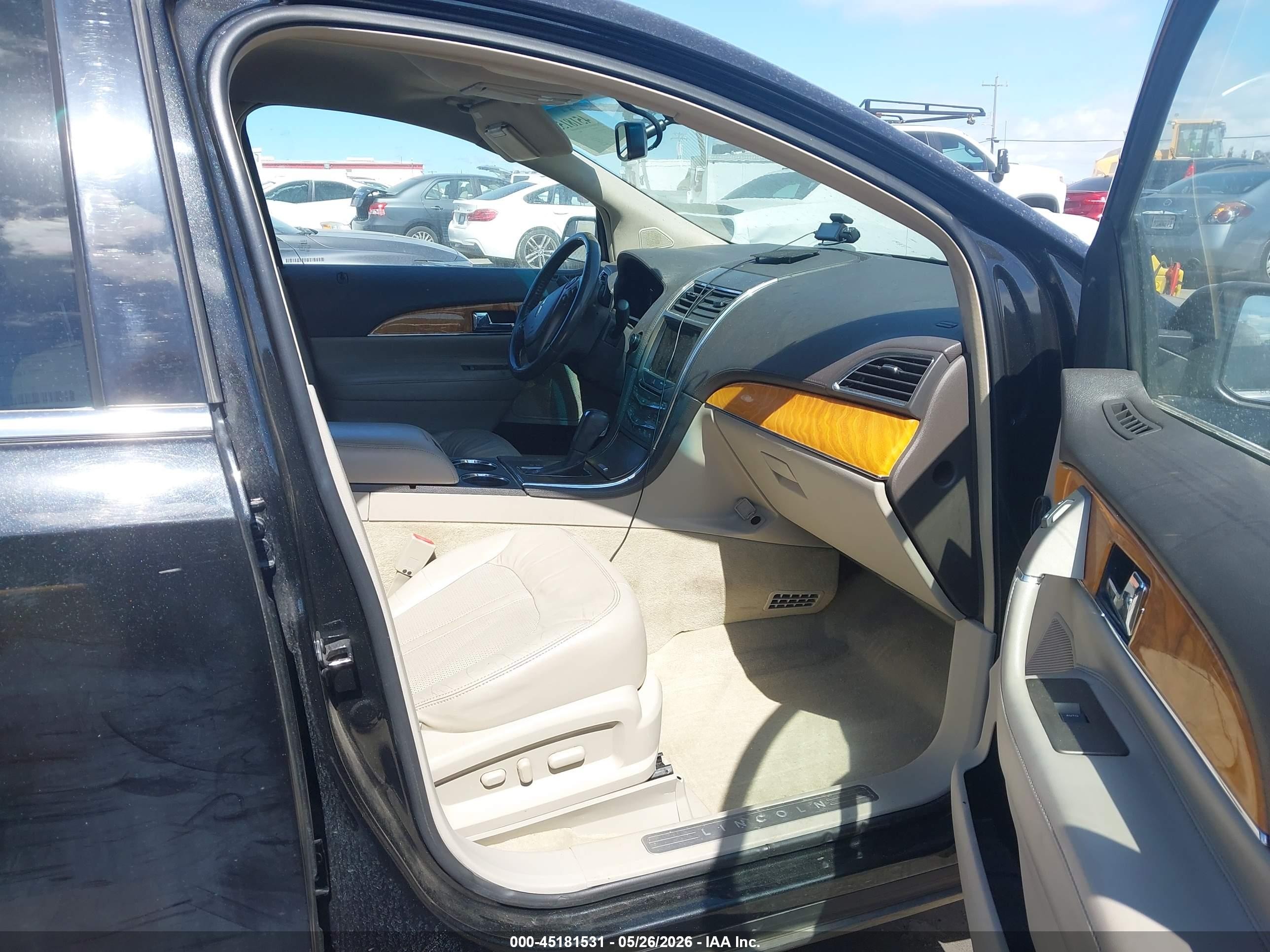 2013 Lincoln Mkx   Черный vin: 2LMDJ6JK6DBL34054