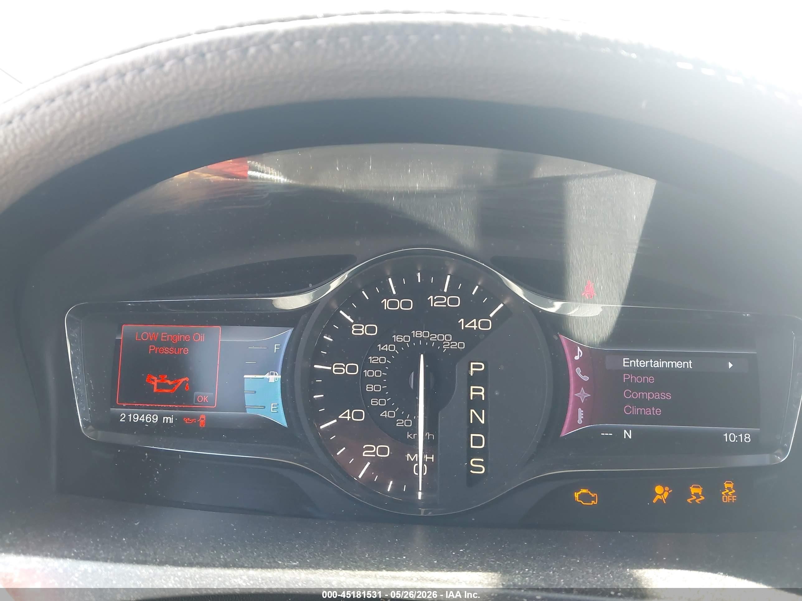 2013 Lincoln Mkx   Черный vin: 2LMDJ6JK6DBL34054