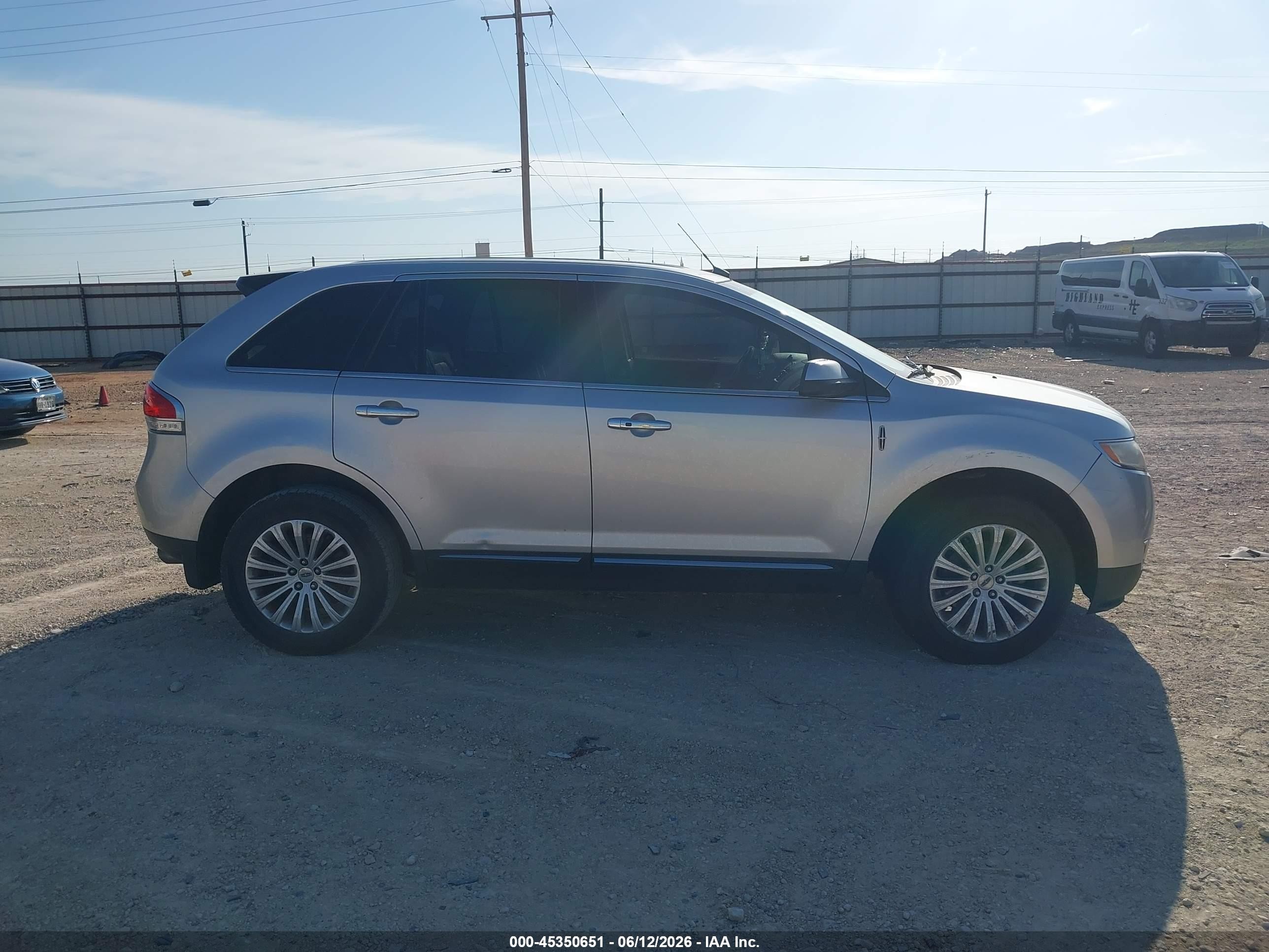2013 Lincoln Mkx Silver vin: 2LMDJ6JK6DBL39075