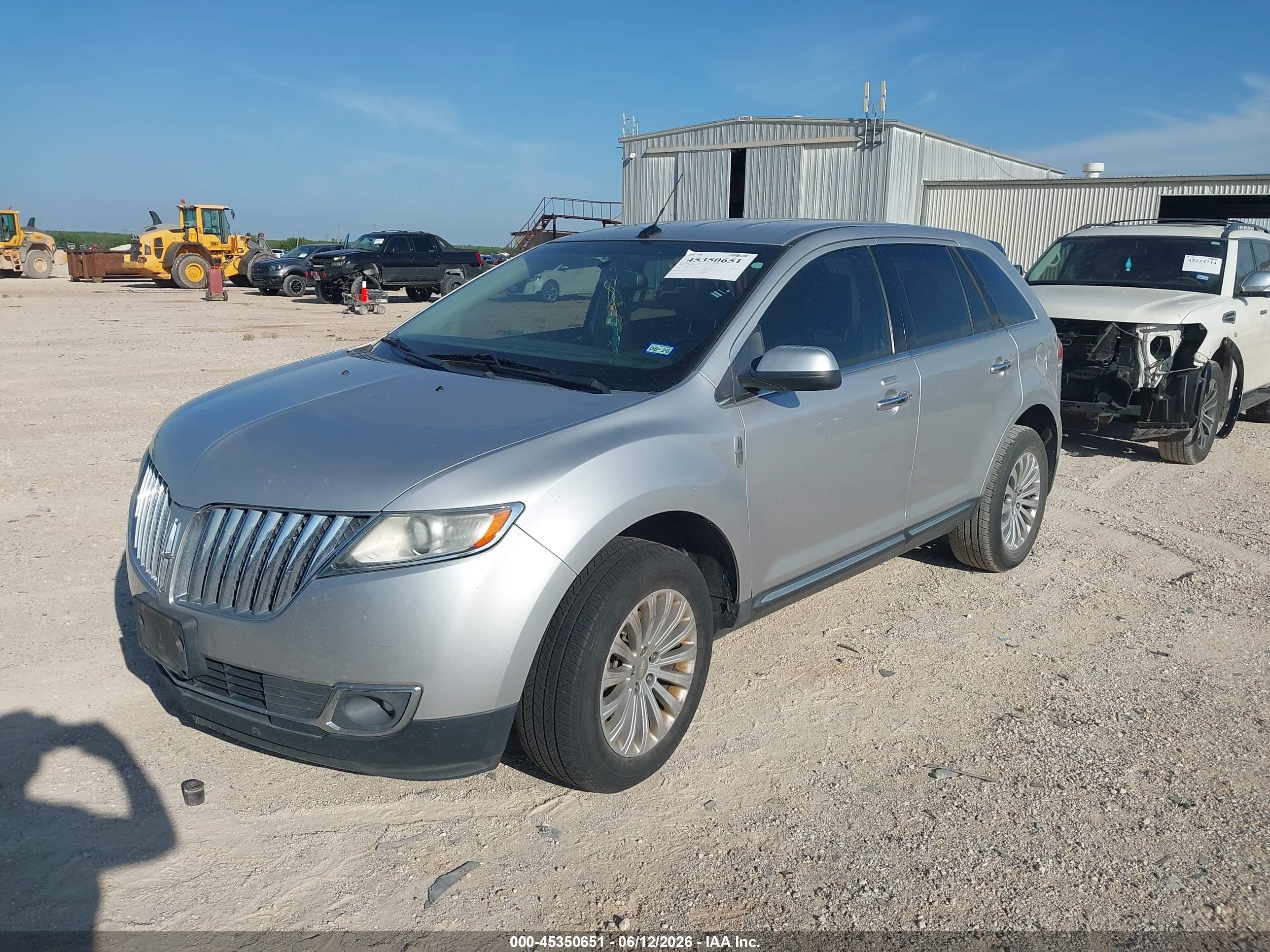 2013 Lincoln Mkx Silver vin: 2LMDJ6JK6DBL39075